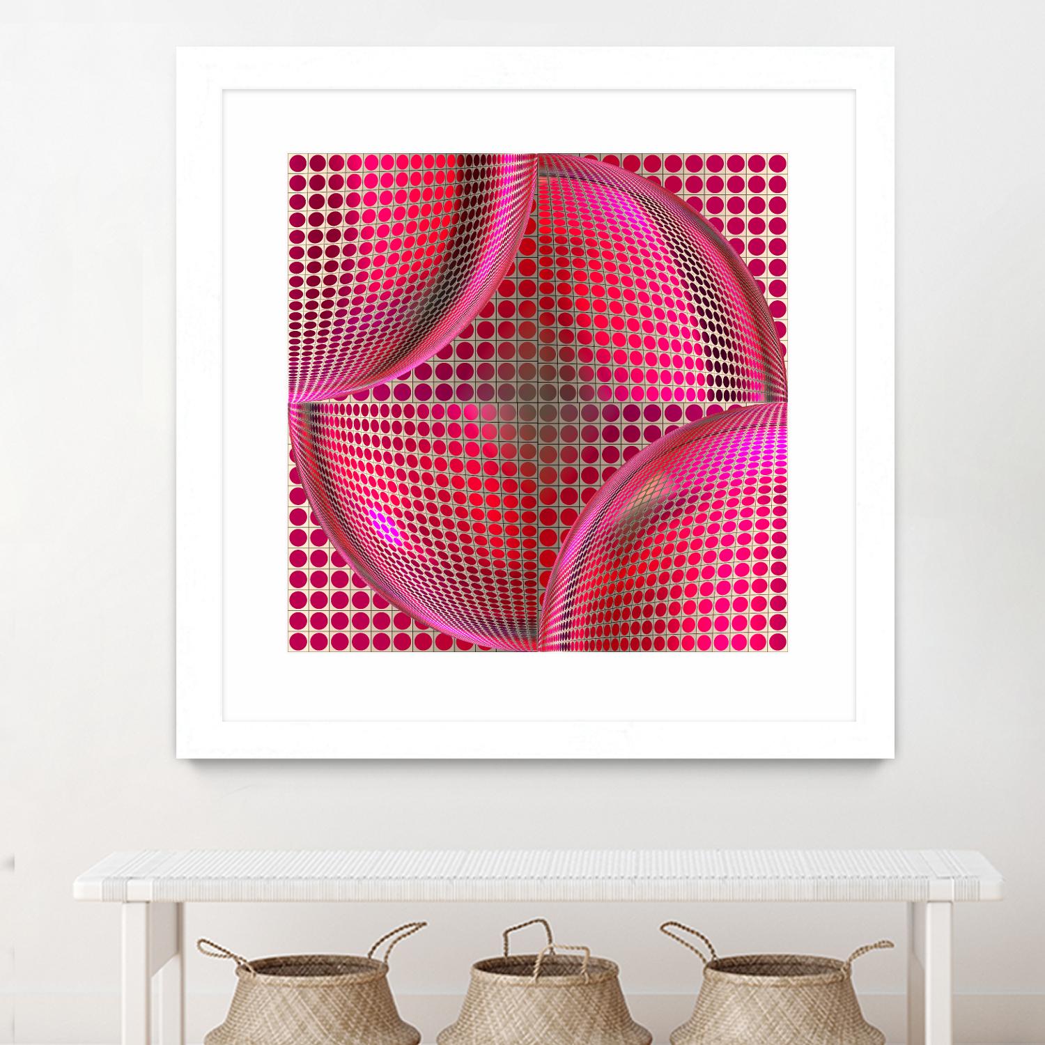 Motown I by Jefd on GIANT ART - pink digital round