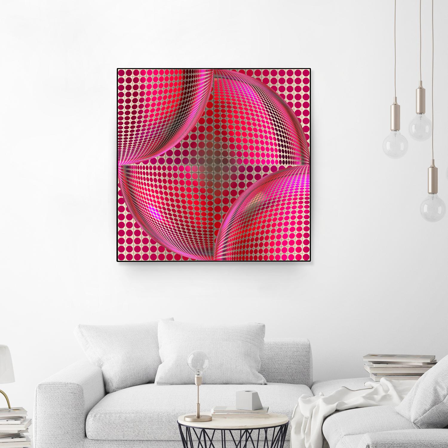 Motown I by Jefd on GIANT ART - pink digital round