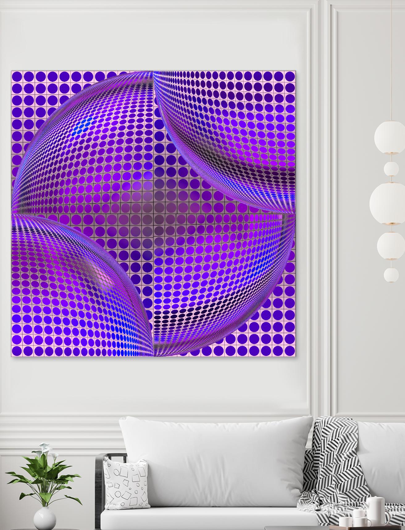 Motown II by Jefd on GIANT ART - blue digital 1960