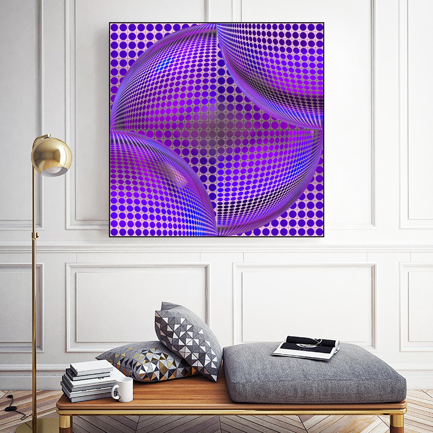 Motown II by Jefd on GIANT ART - blue digital 1960