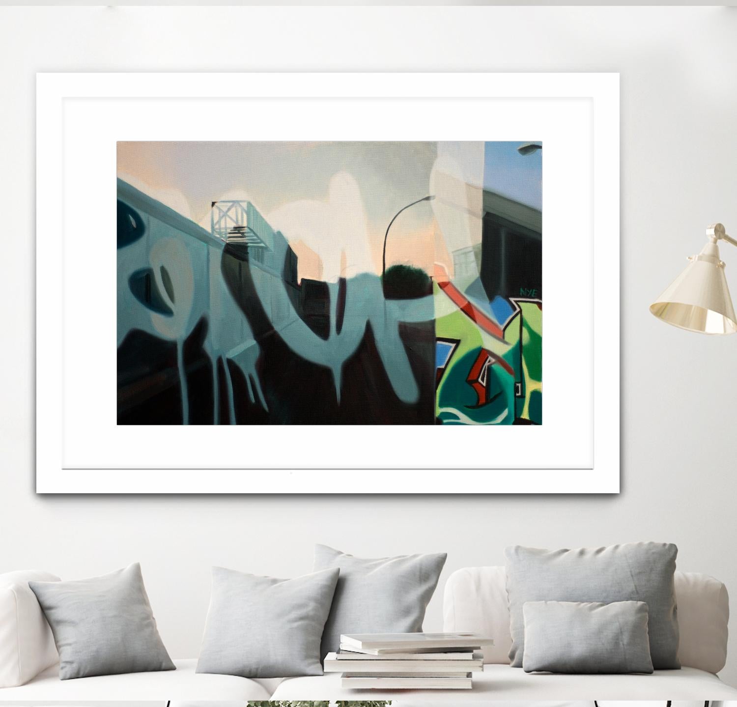 Insurgent Reminder by James Nye on GIANT ART - blue street art graffiti