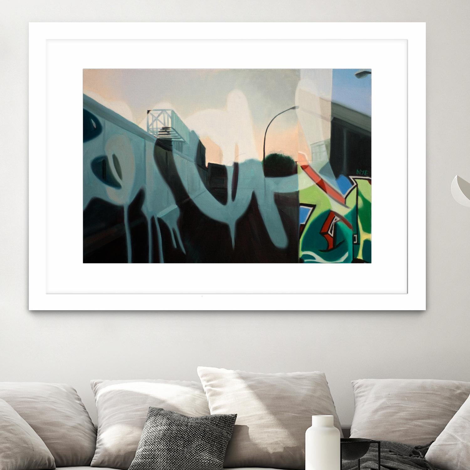 Insurgent Reminder by James Nye on GIANT ART - blue street art graffiti