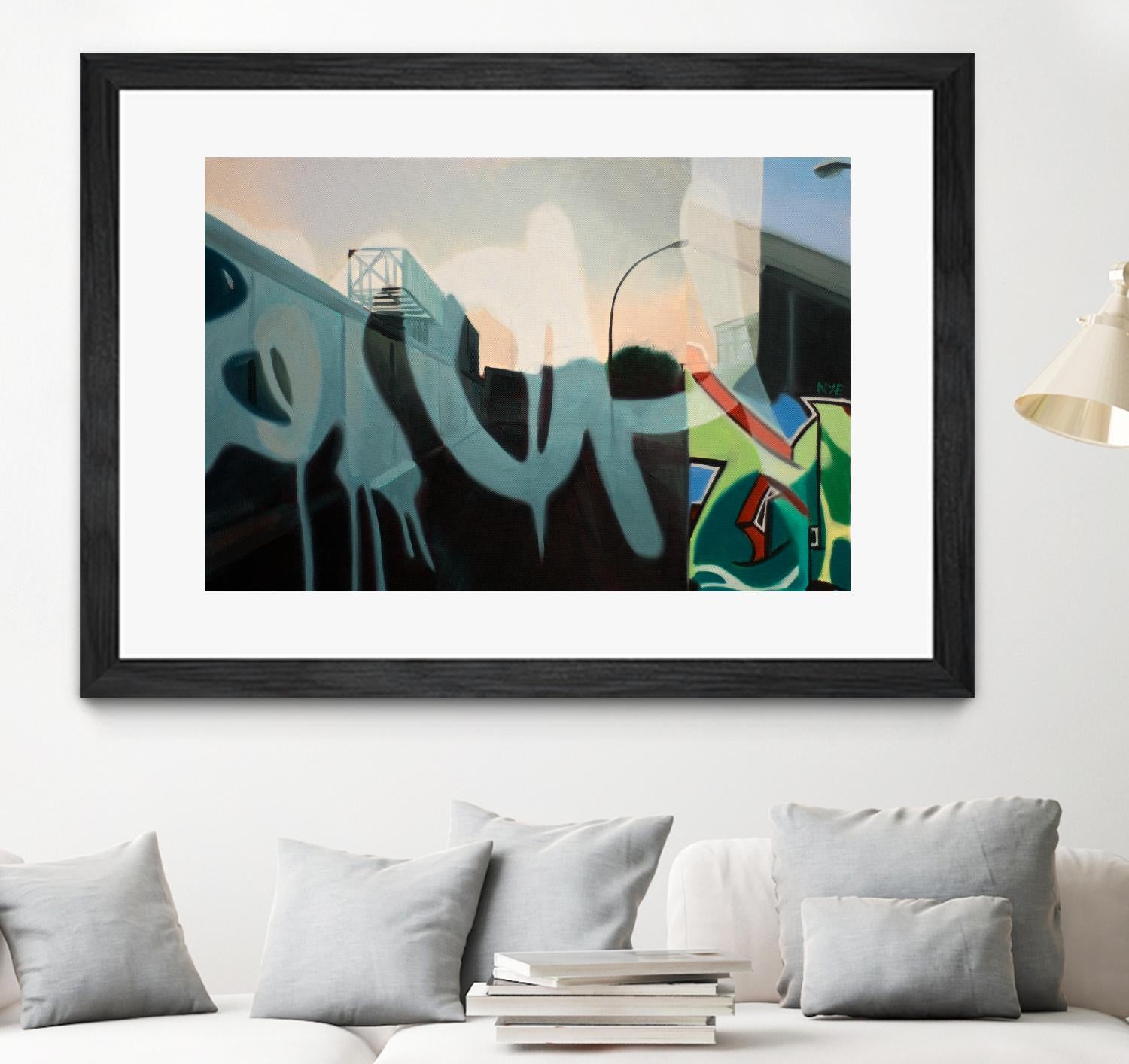 Insurgent Reminder by James Nye on GIANT ART - blue street art graffiti