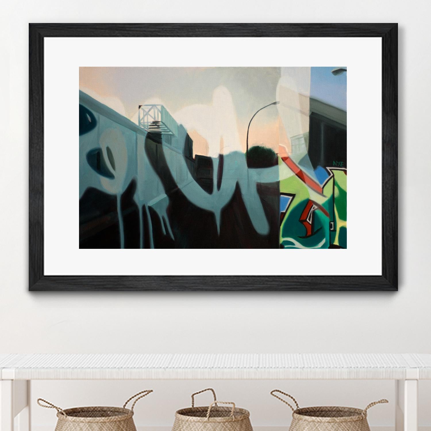 Insurgent Reminder by James Nye on GIANT ART - blue street art graffiti