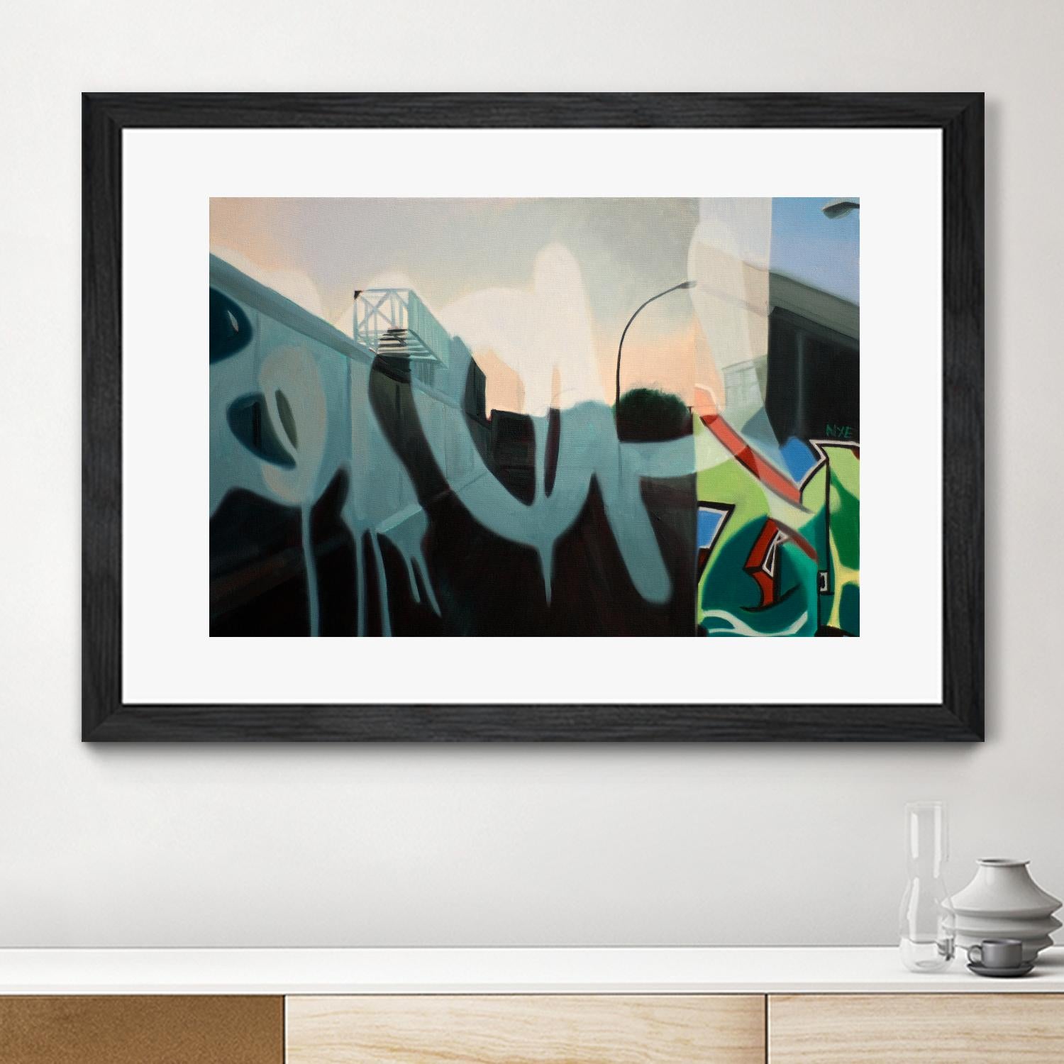 Insurgent Reminder by James Nye on GIANT ART - blue street art graffiti