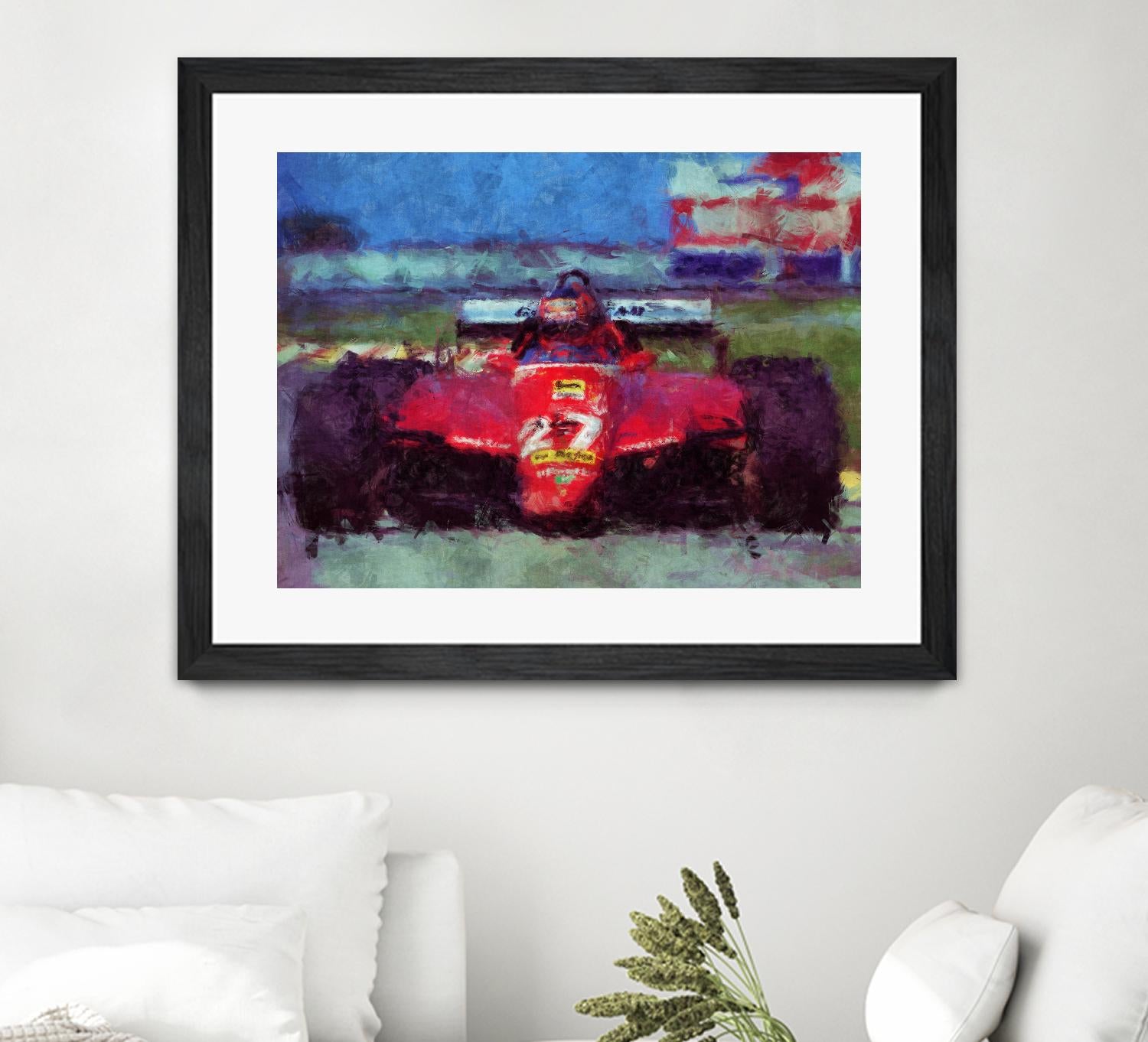 Formula 1 - IV by Jean-François Dupuis on GIANT ART - red transportation automobile