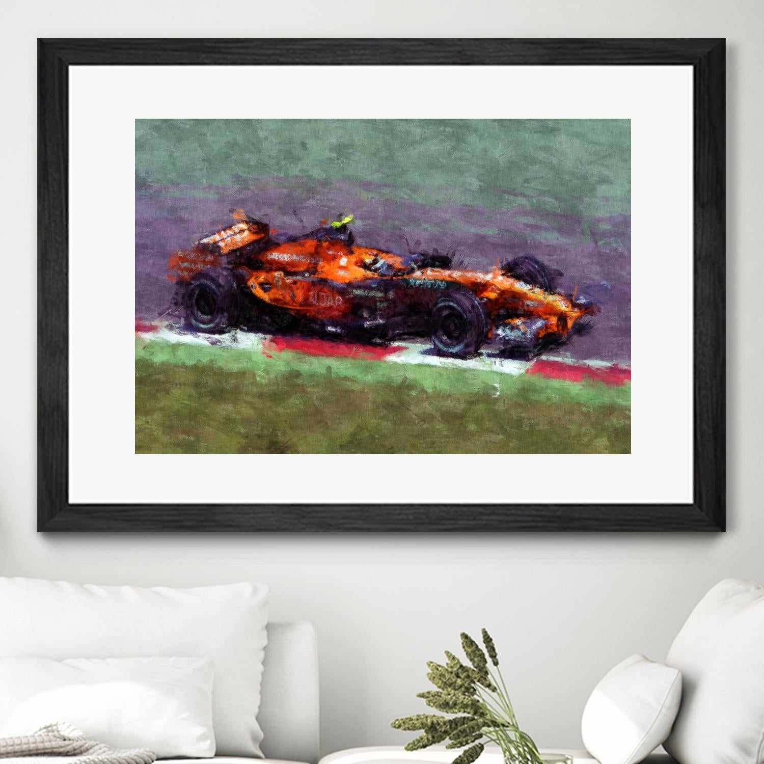 Formula 1 - IX by Jean-François Dupuis on GIANT ART - red transportation automobile
