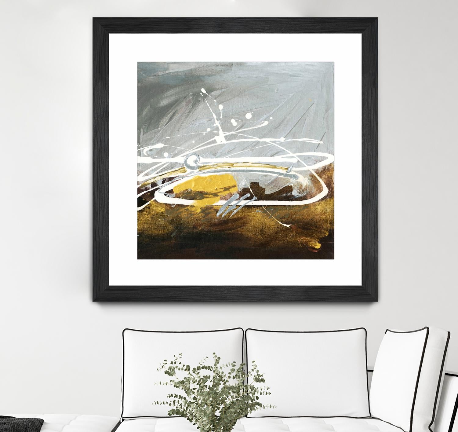 Golden Abstract by Meejlau on GIANT ART - gold abstract