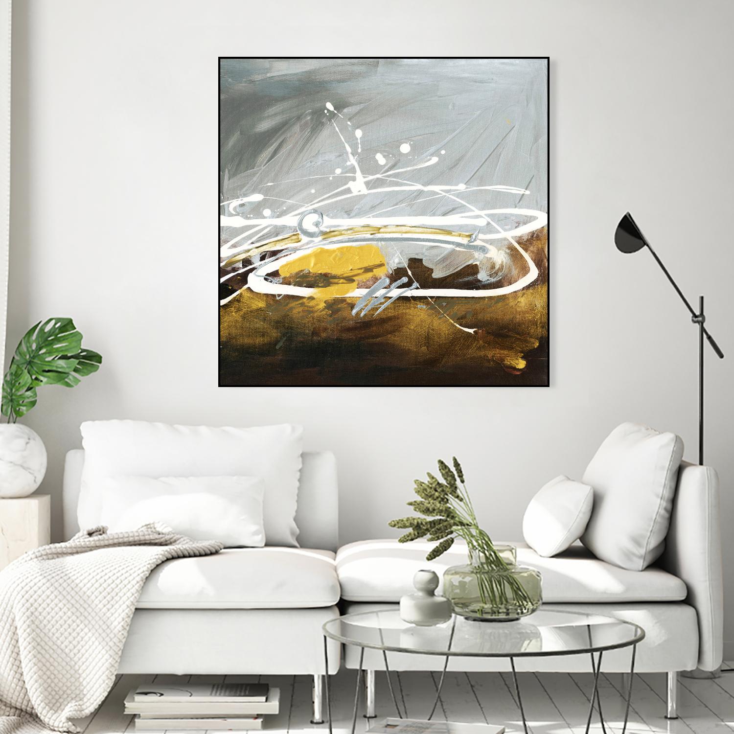 Golden Abstract by Meejlau on GIANT ART - gold abstract