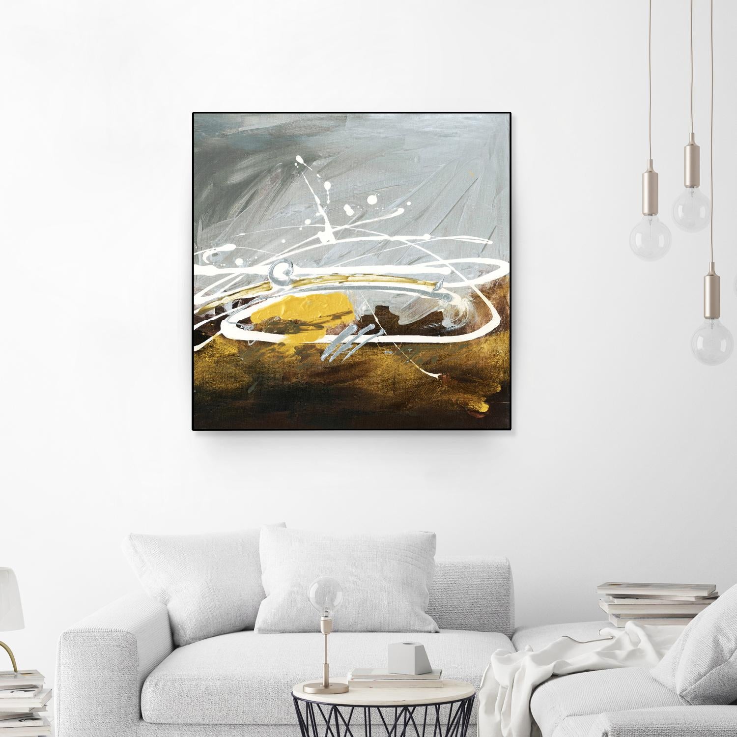 Golden Abstract by Meejlau on GIANT ART - gold abstract