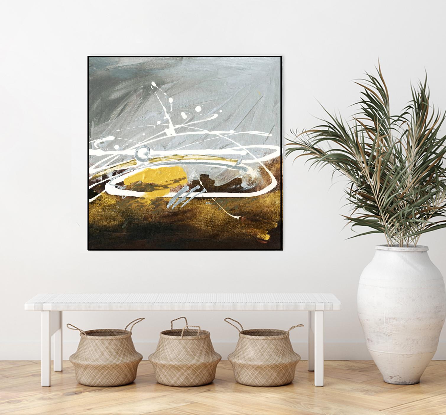 Golden Abstract by Meejlau on GIANT ART - gold abstract