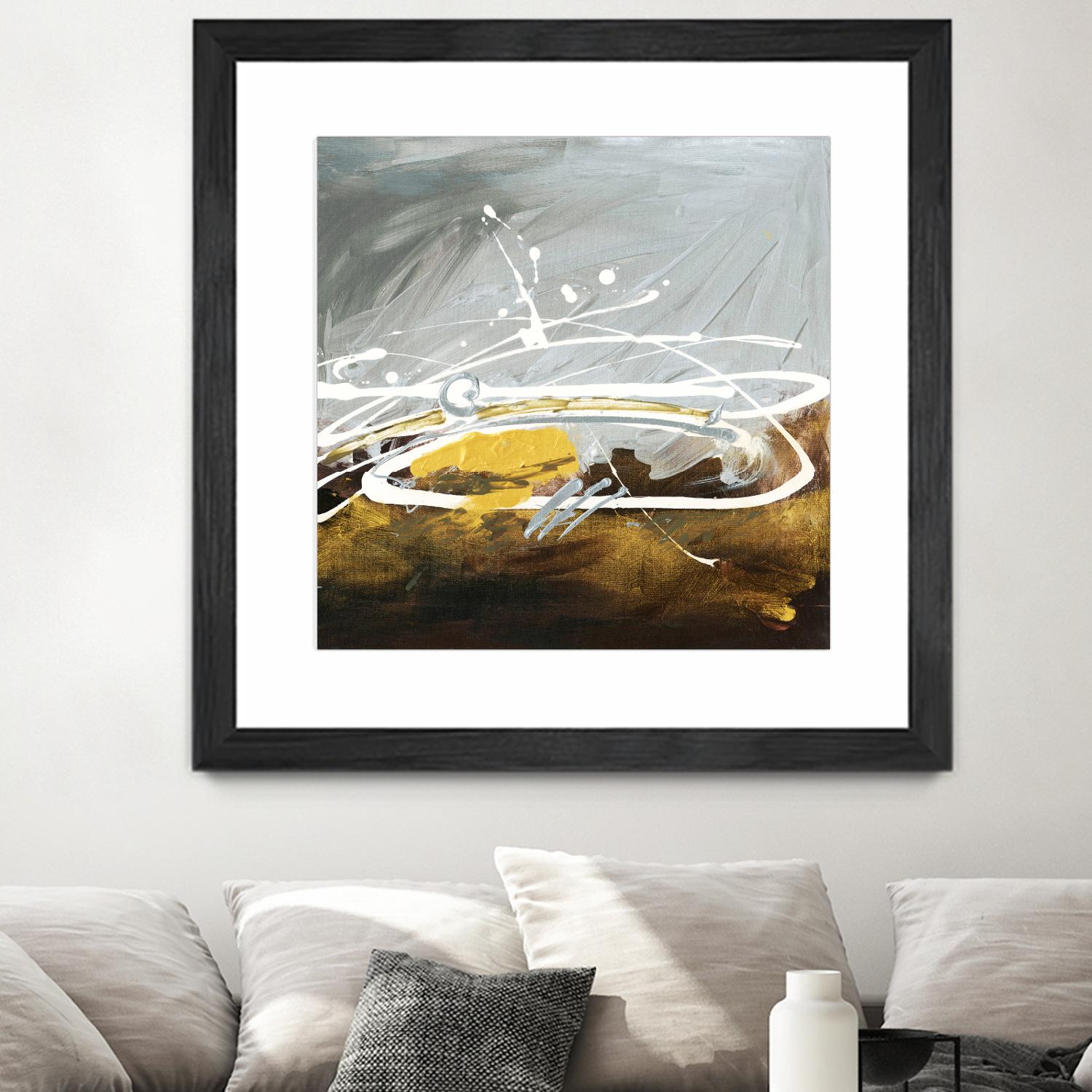 Golden Abstract by Meejlau on GIANT ART - gold abstract