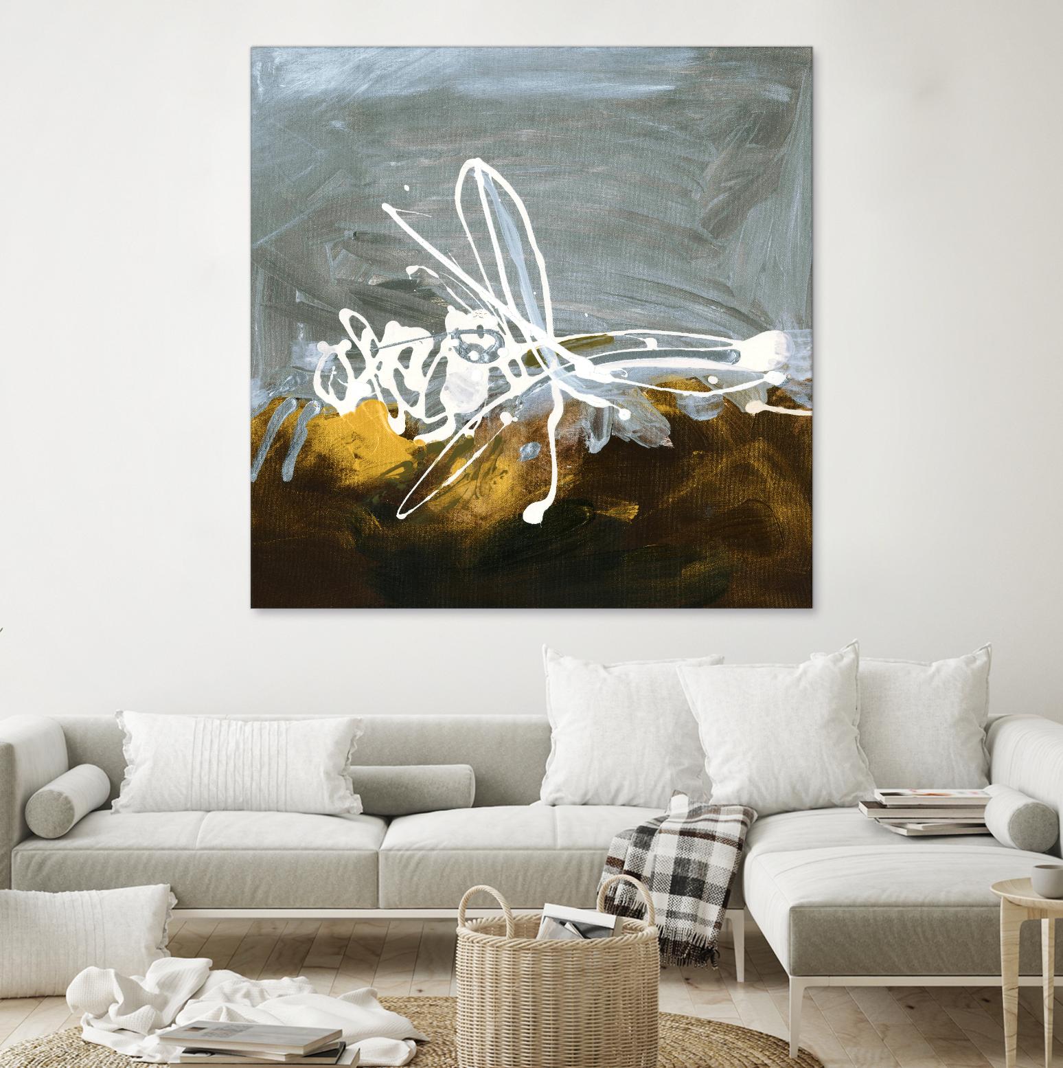 Golden Abstract II by Meejlau on GIANT ART - gold abstract