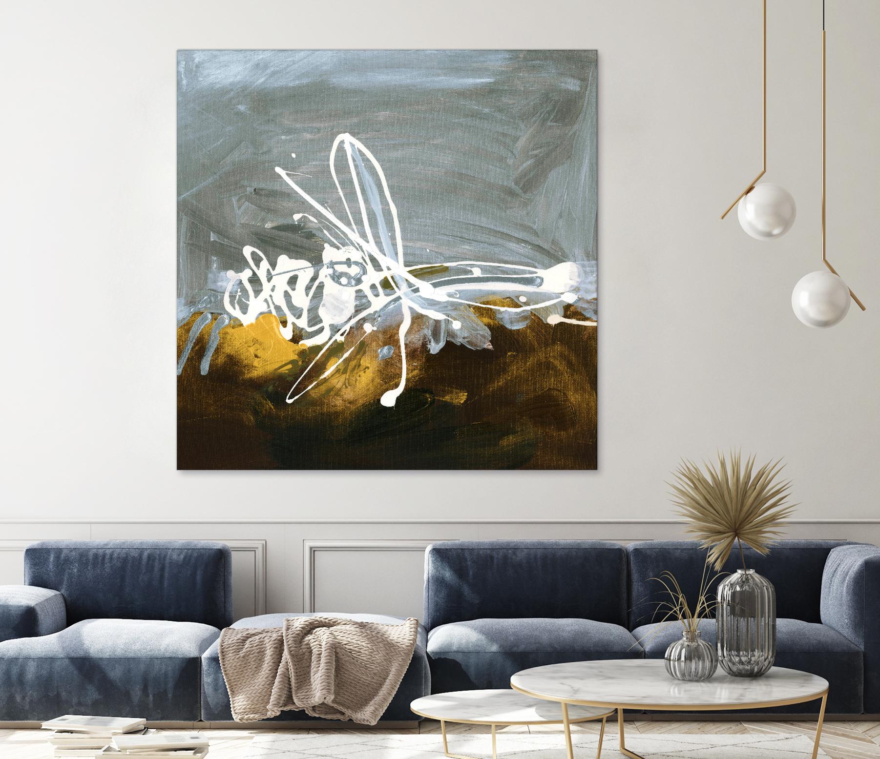 Golden Abstract II by Meejlau on GIANT ART - gold abstract