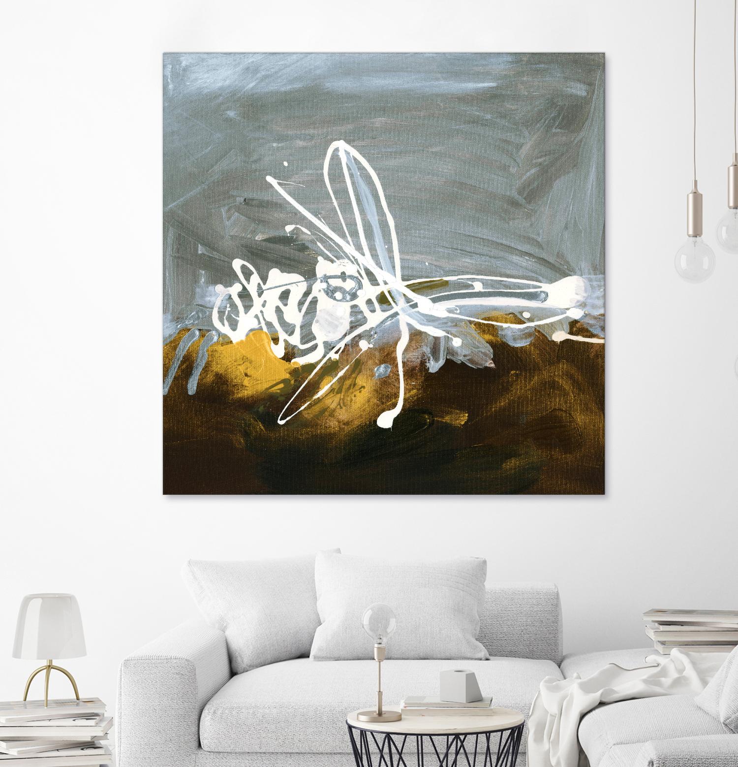 Golden Abstract II by Meejlau on GIANT ART - gold abstract