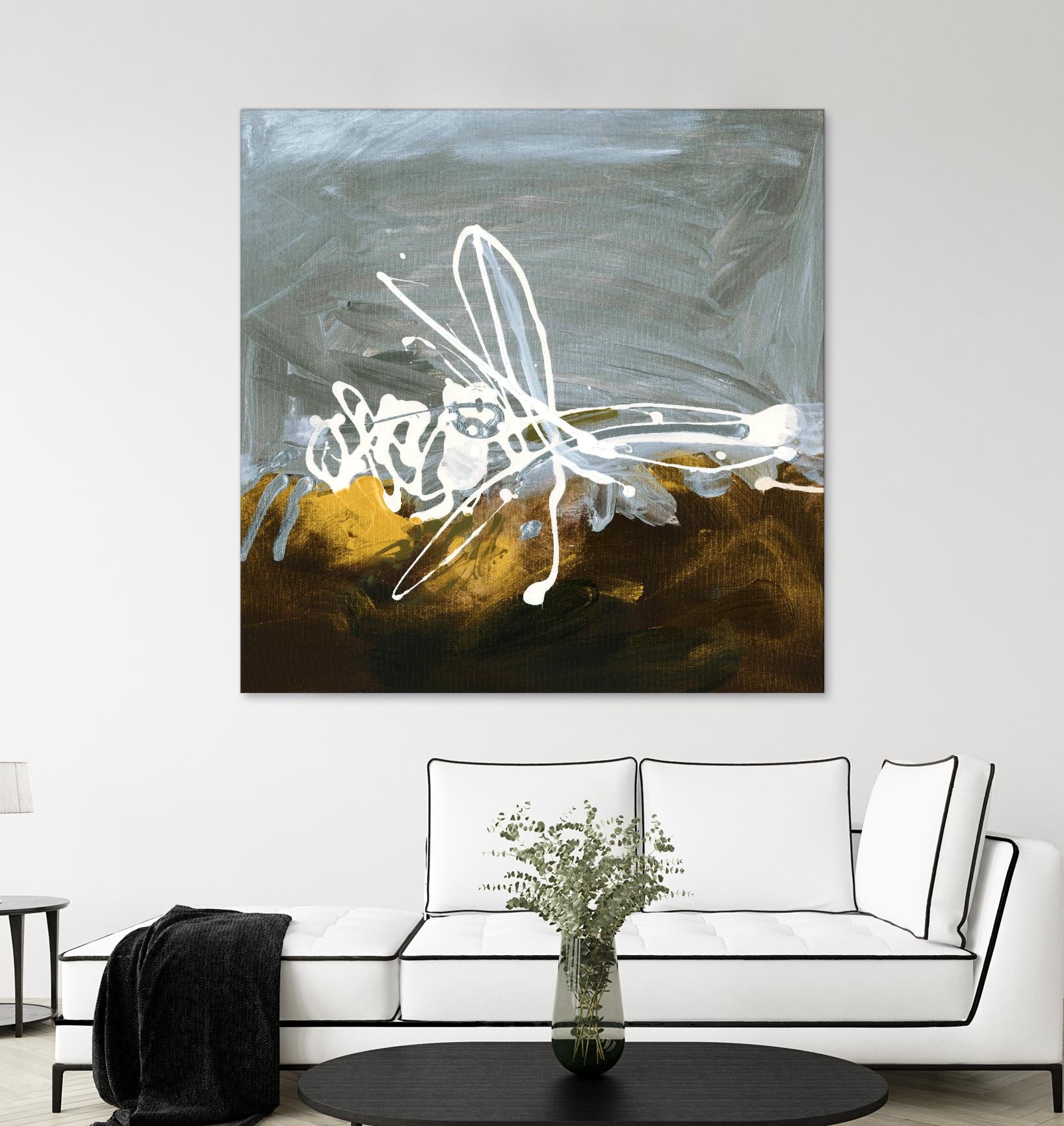 Golden Abstract II by Meejlau on GIANT ART - gold abstract