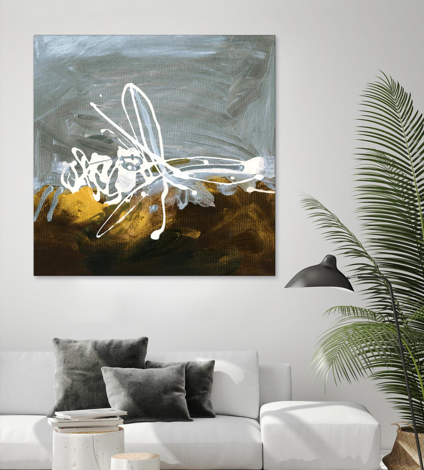 Golden Abstract II by Meejlau on GIANT ART - gold abstract