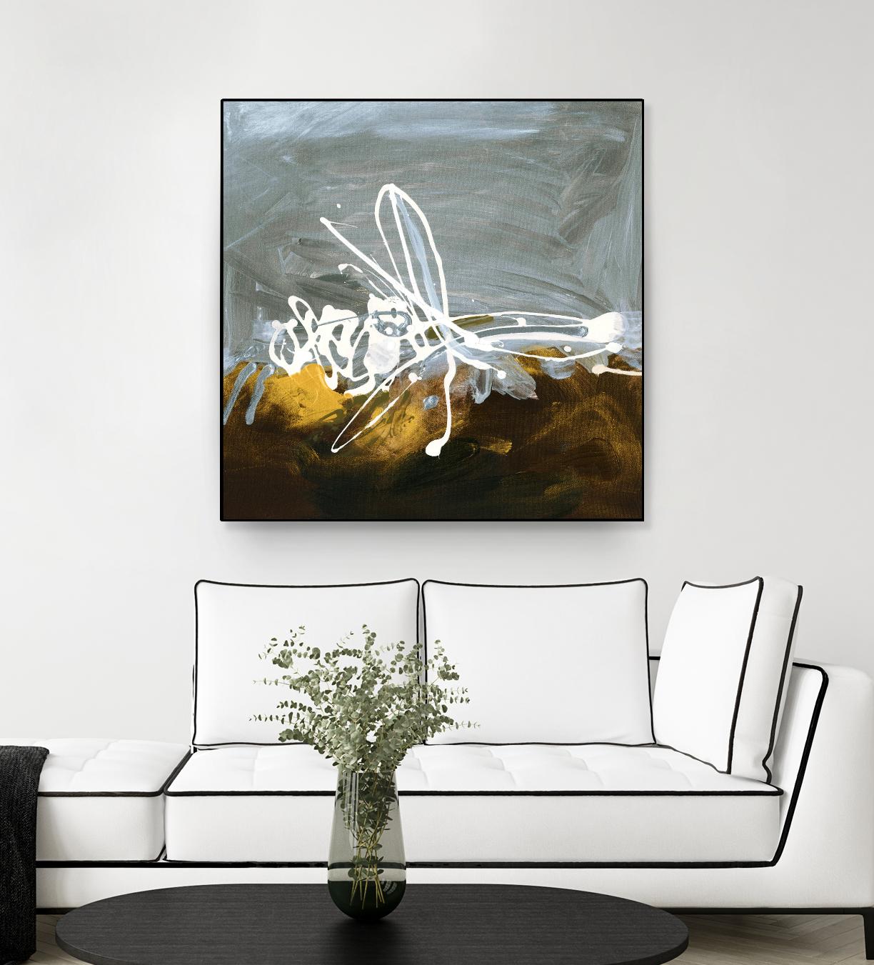 Golden Abstract II by Meejlau on GIANT ART - gold abstract