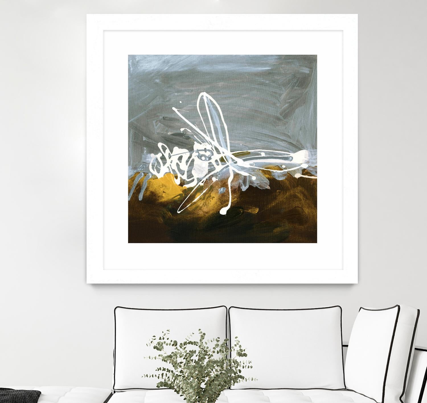 Golden Abstract II by Meejlau on GIANT ART - gold abstract