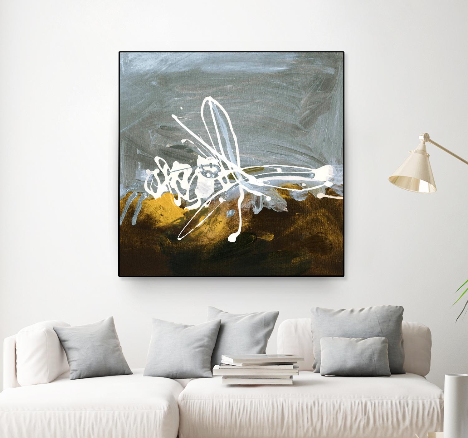 Golden Abstract II by Meejlau on GIANT ART - gold abstract