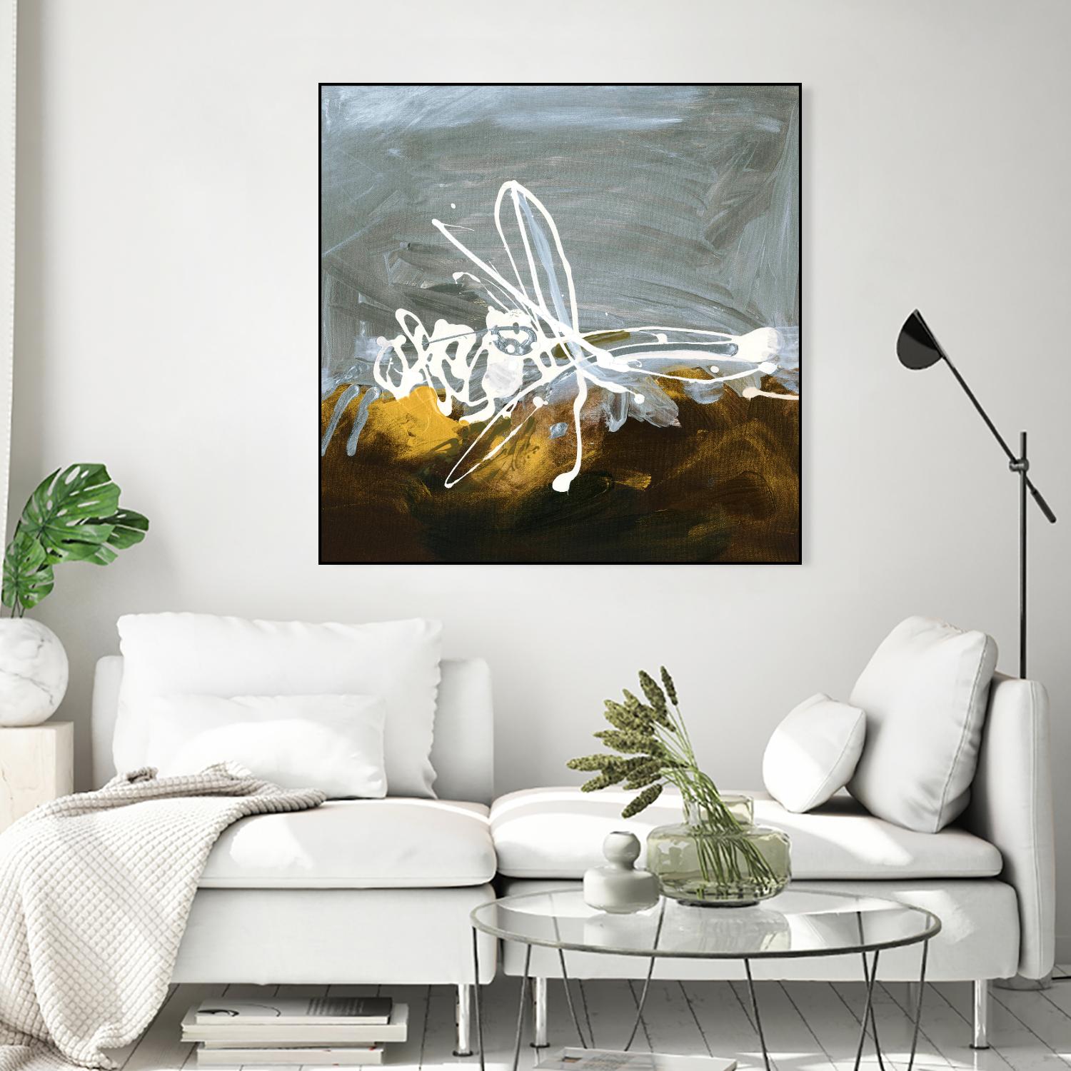 Golden Abstract II by Meejlau on GIANT ART - gold abstract