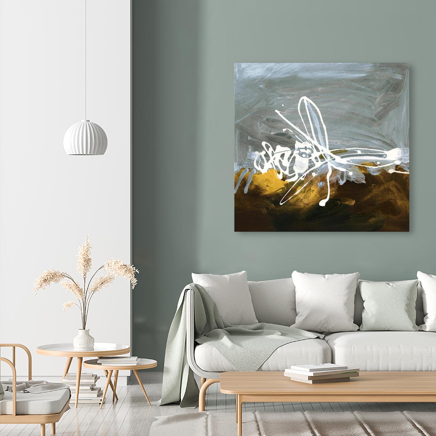 Golden Abstract II by Meejlau on GIANT ART - gold abstract