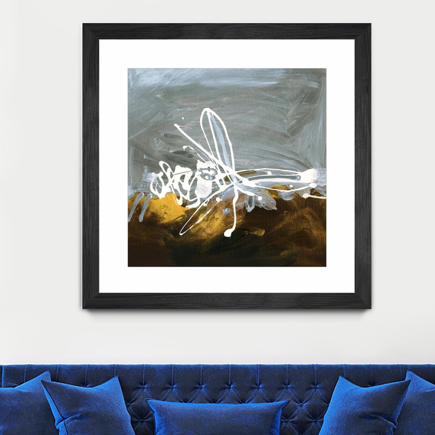 Golden Abstract II by Meejlau on GIANT ART - gold abstract