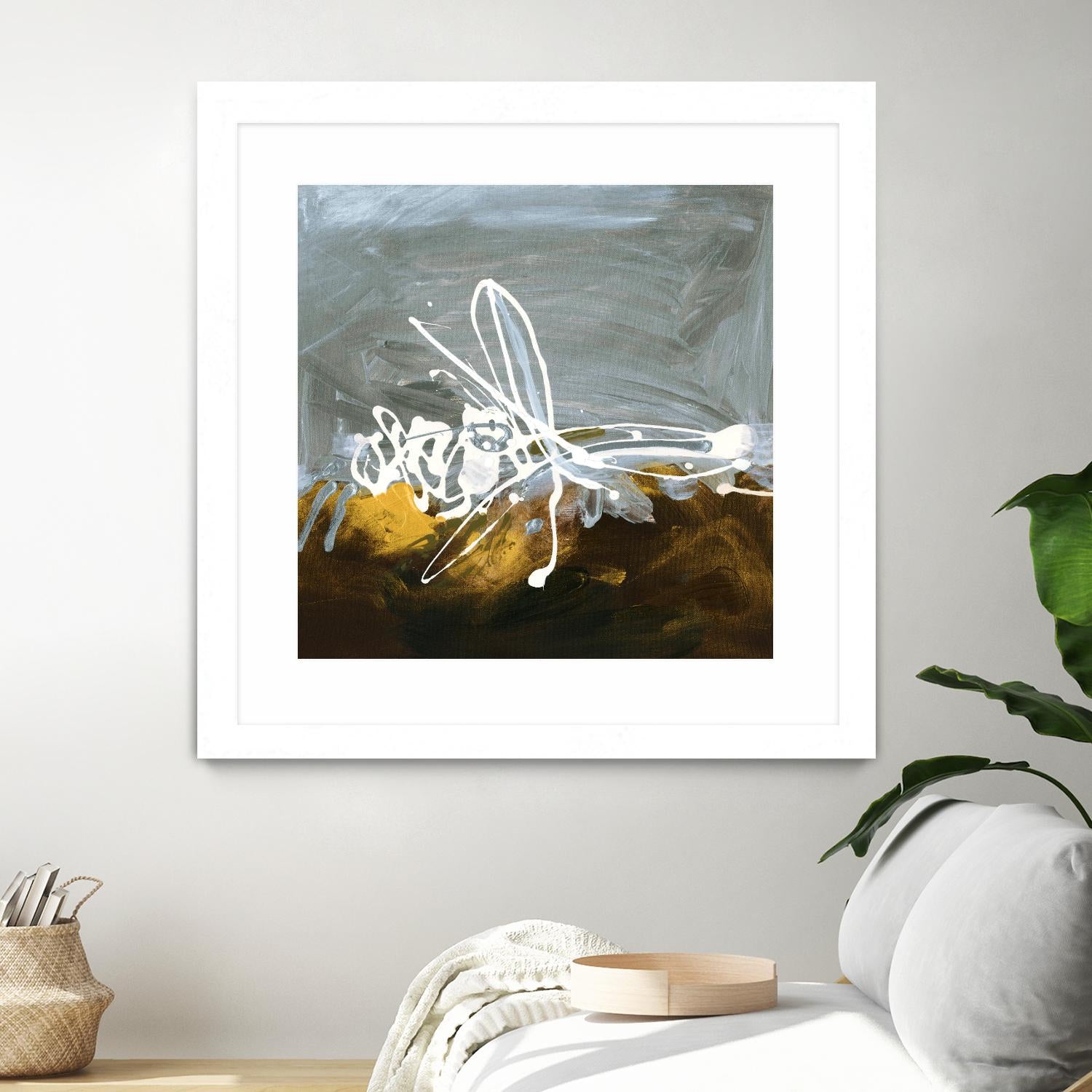 Golden Abstract II by Meejlau on GIANT ART - gold abstract