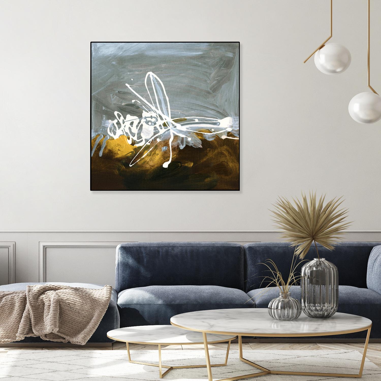 Golden Abstract II by Meejlau on GIANT ART - gold abstract