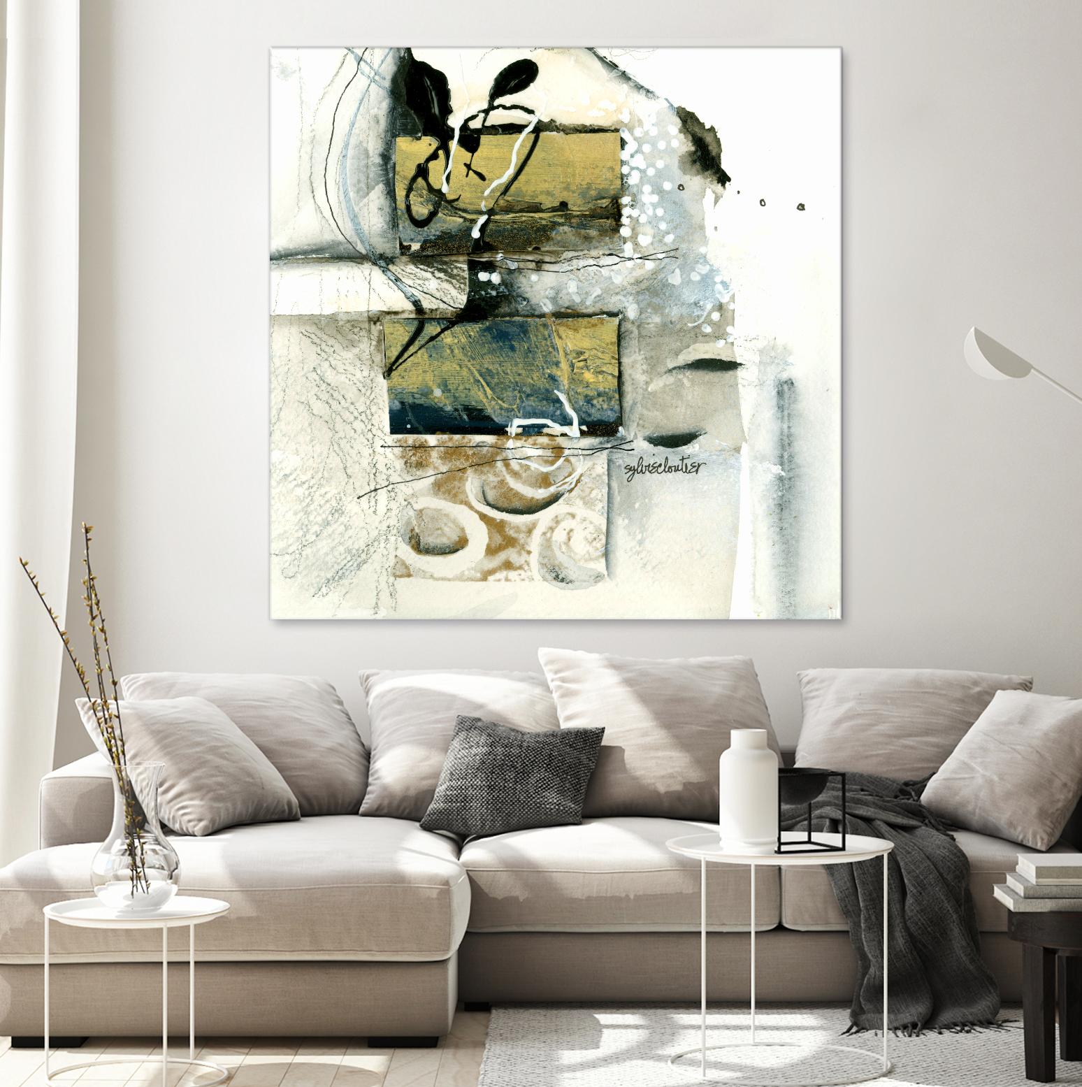 Issue by Sylvie Cloutier on GIANT ART - white abstract quebec artists