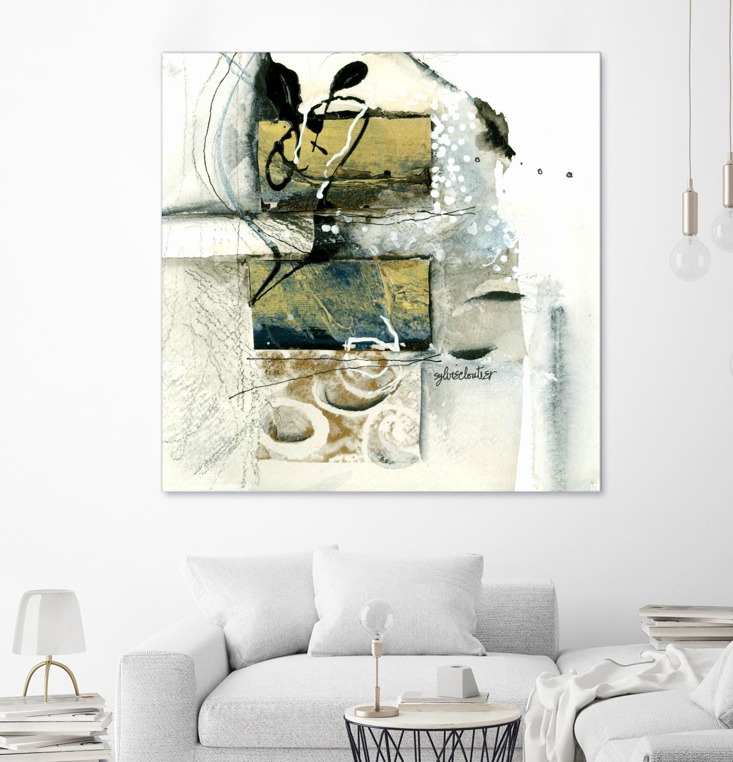 Issue by Sylvie Cloutier on GIANT ART - white abstract quebec artists