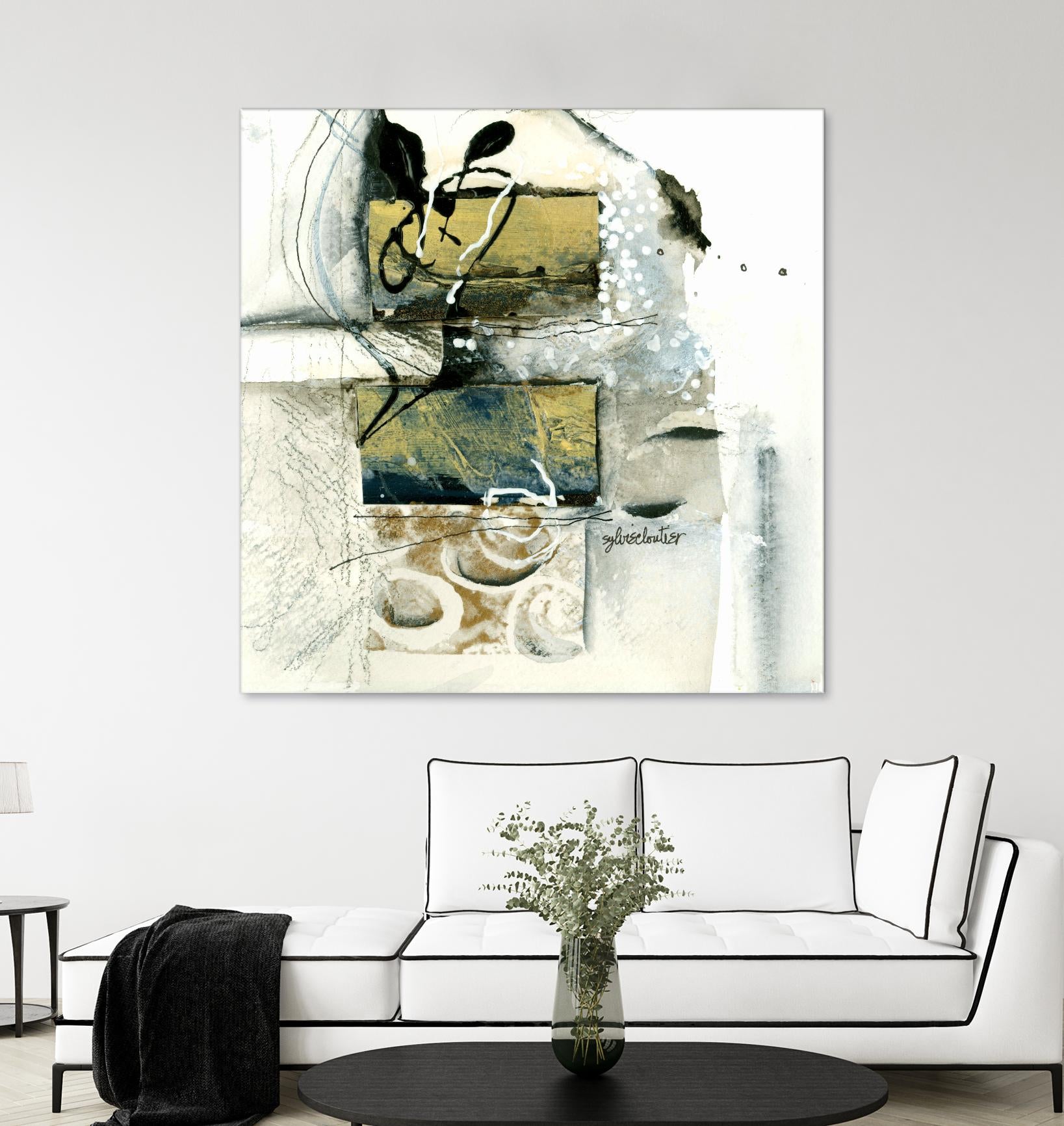 Issue by Sylvie Cloutier on GIANT ART - white abstract quebec artists