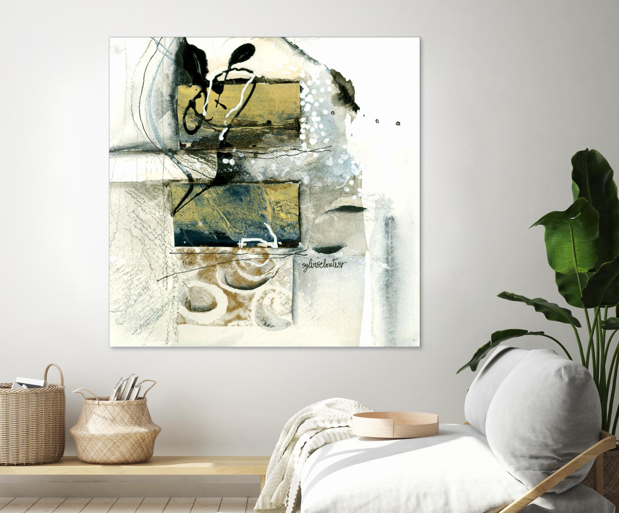 Issue by Sylvie Cloutier on GIANT ART - white abstract quebec artists