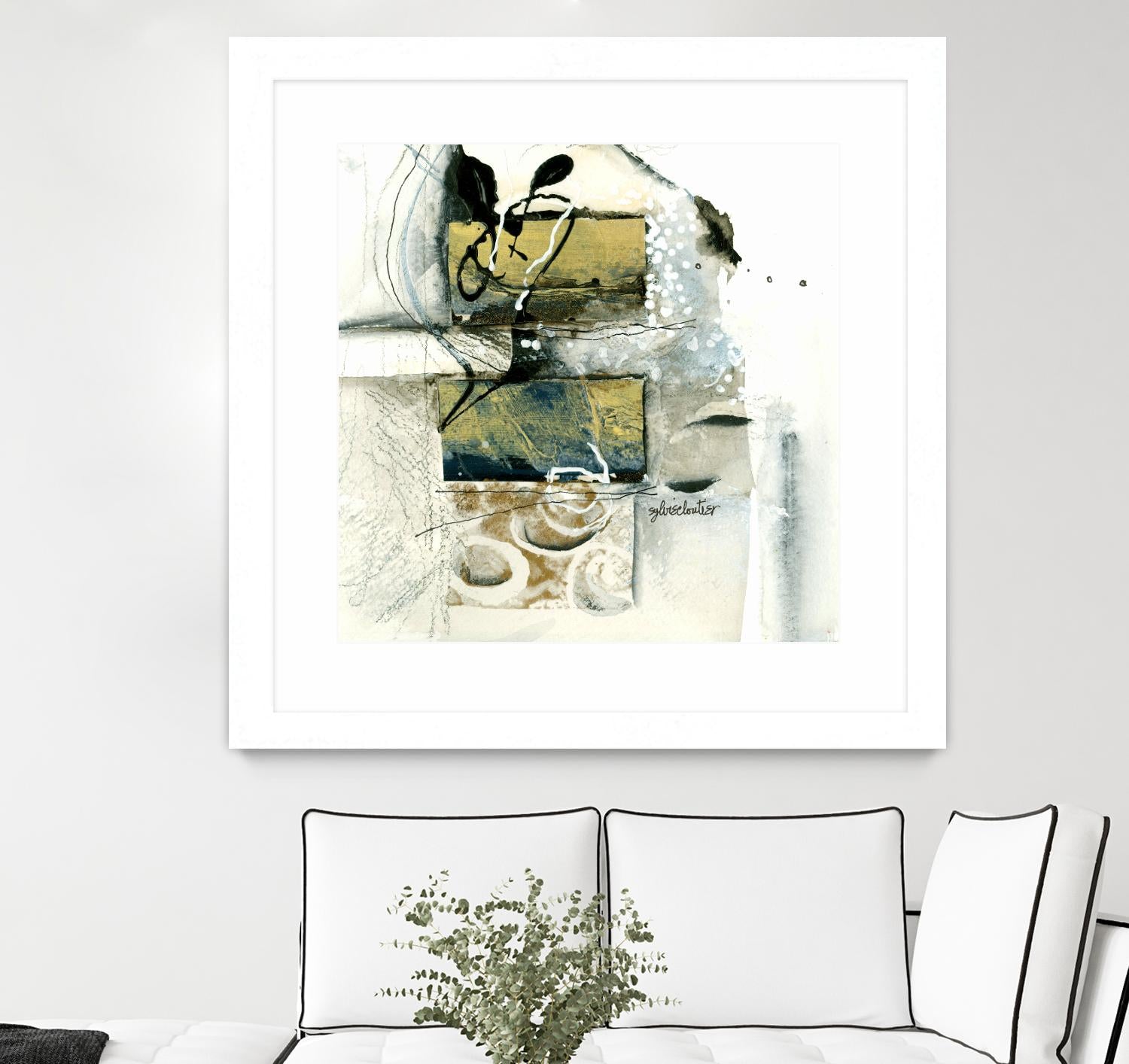 Issue by Sylvie Cloutier on GIANT ART - white abstract quebec artists