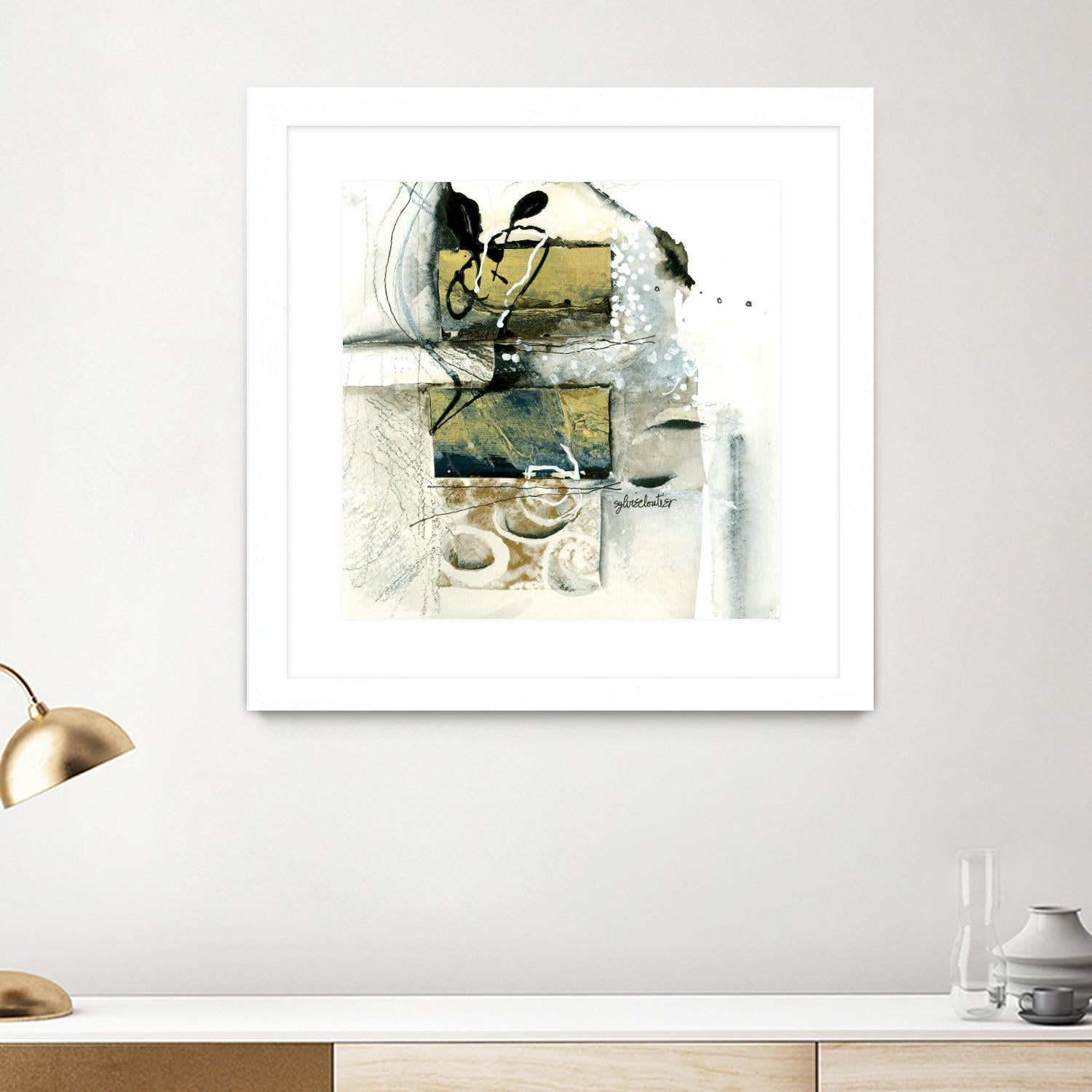 Issue by Sylvie Cloutier on GIANT ART - white abstract quebec artists