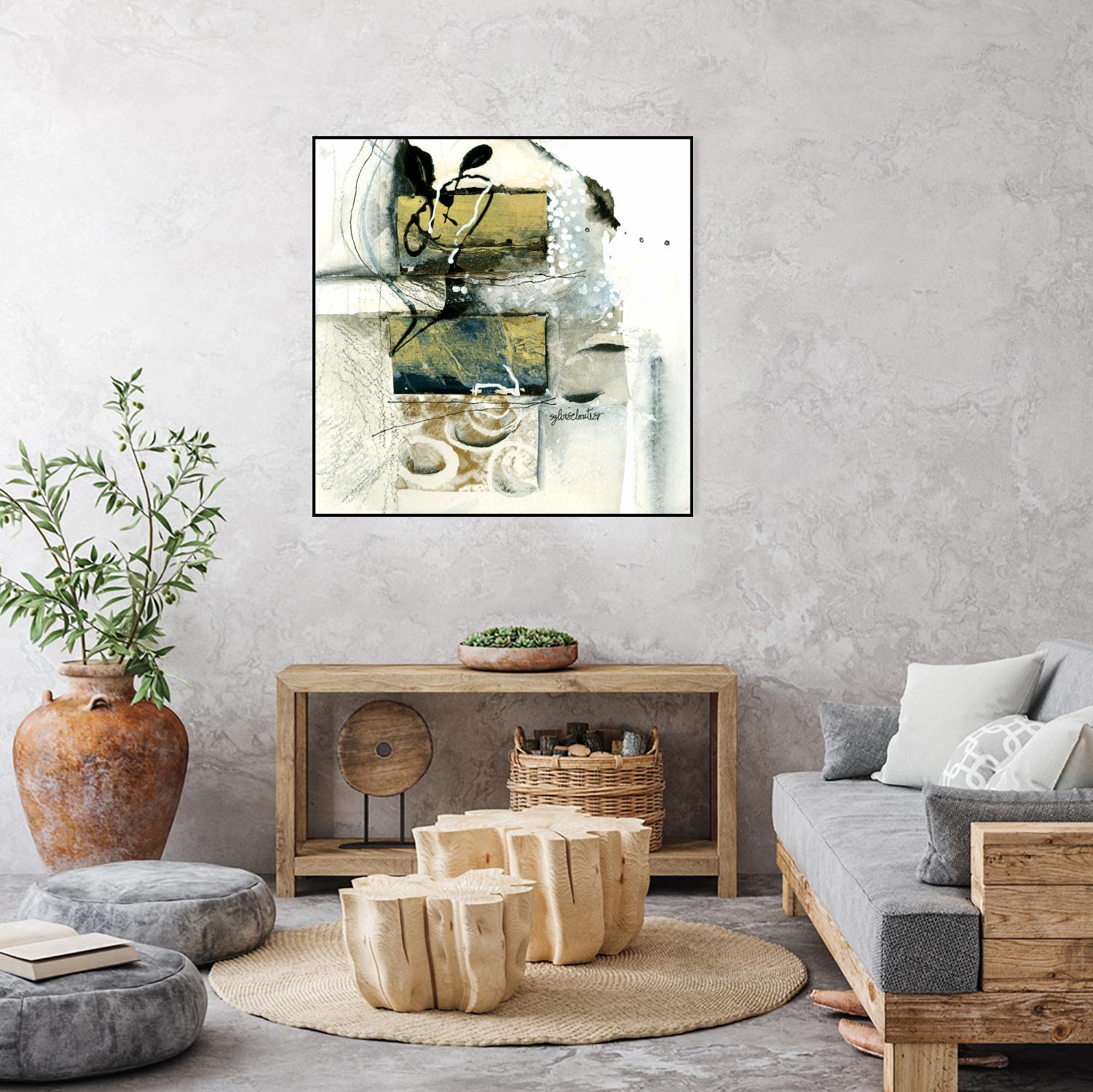 Issue by Sylvie Cloutier on GIANT ART - white abstract quebec artists