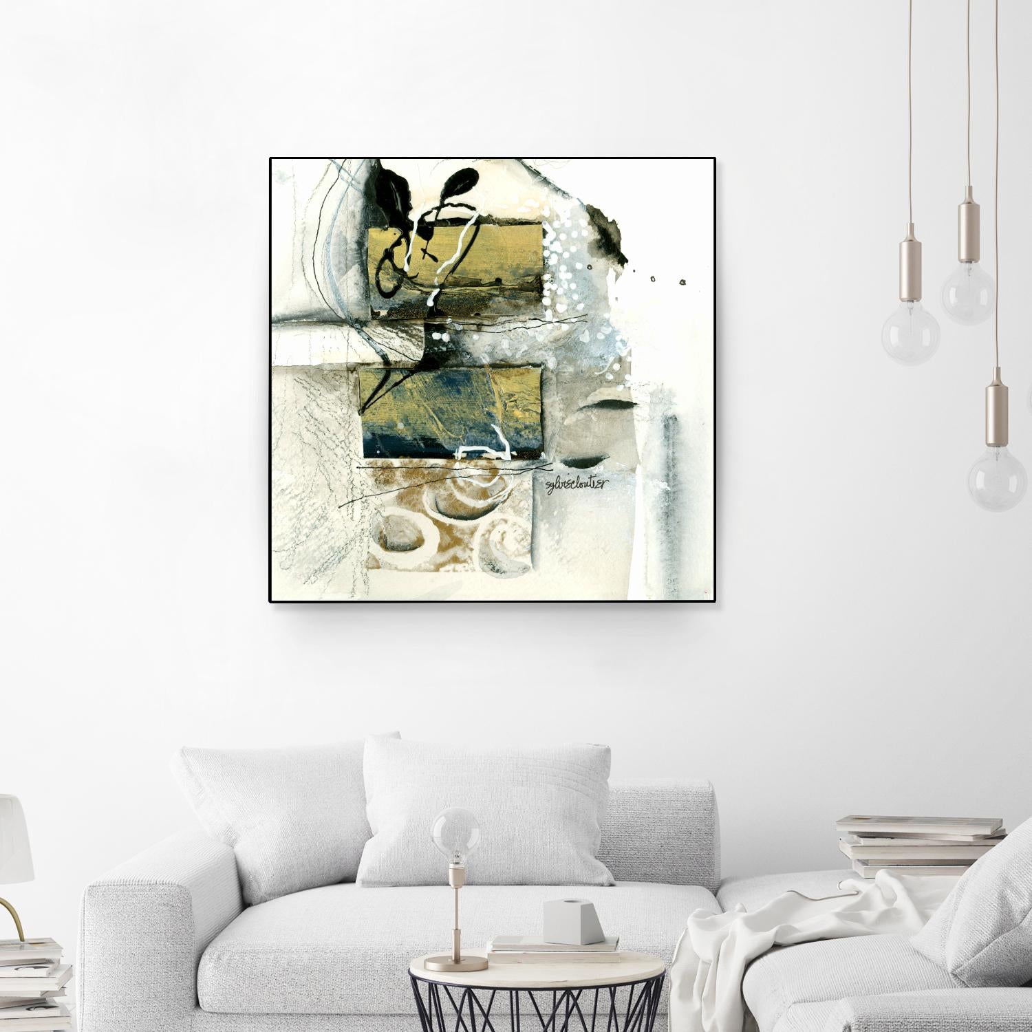 Issue by Sylvie Cloutier on GIANT ART - white abstract quebec artists