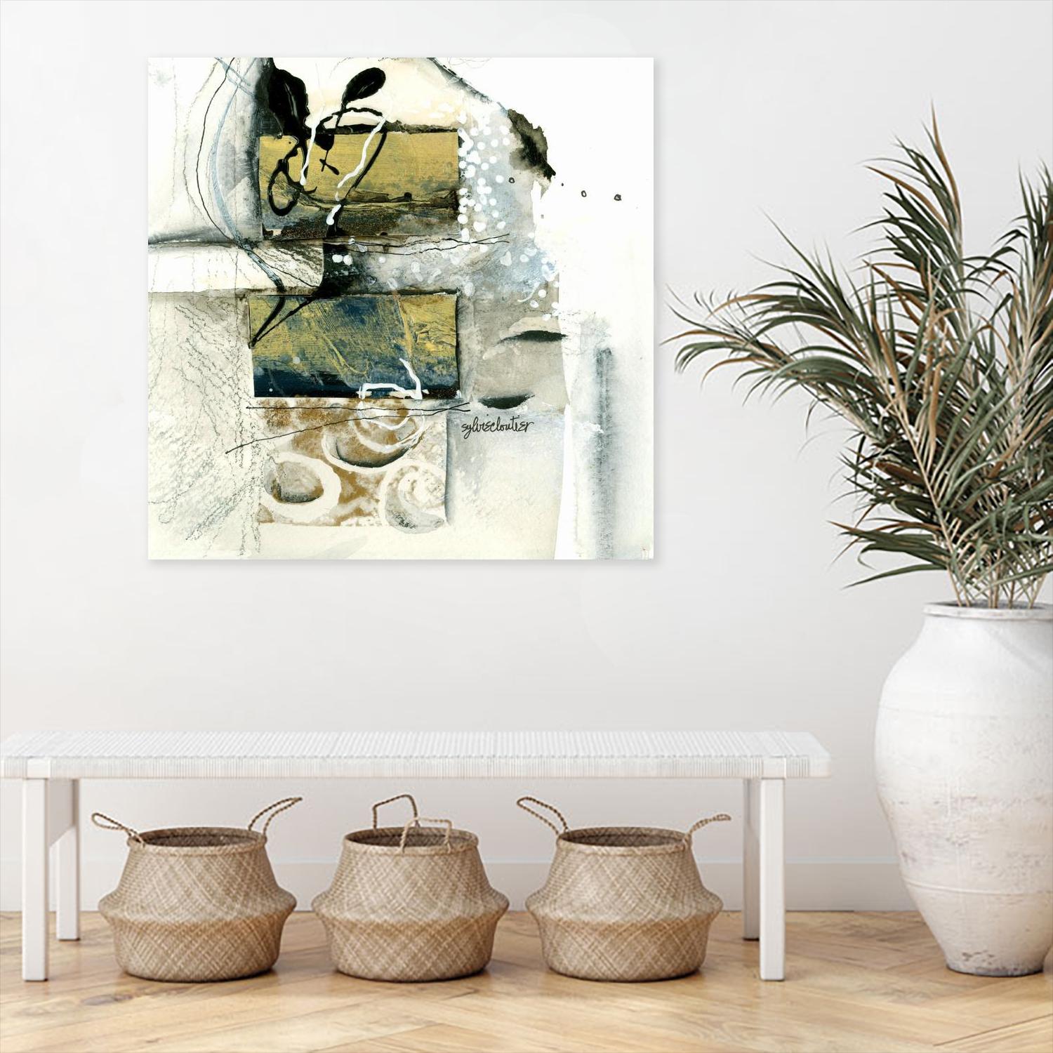 Issue by Sylvie Cloutier on GIANT ART - white abstract quebec artists