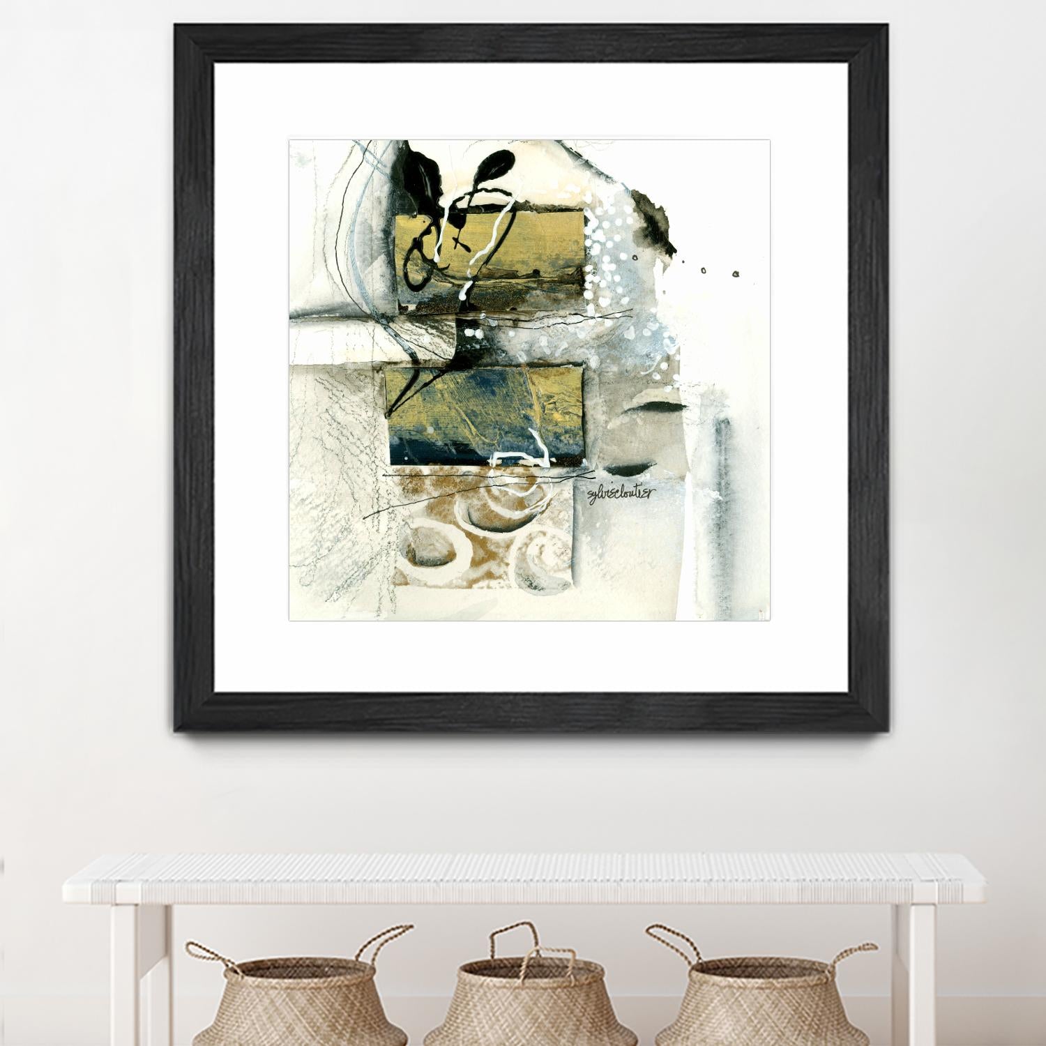 Issue by Sylvie Cloutier on GIANT ART - white abstract quebec artists