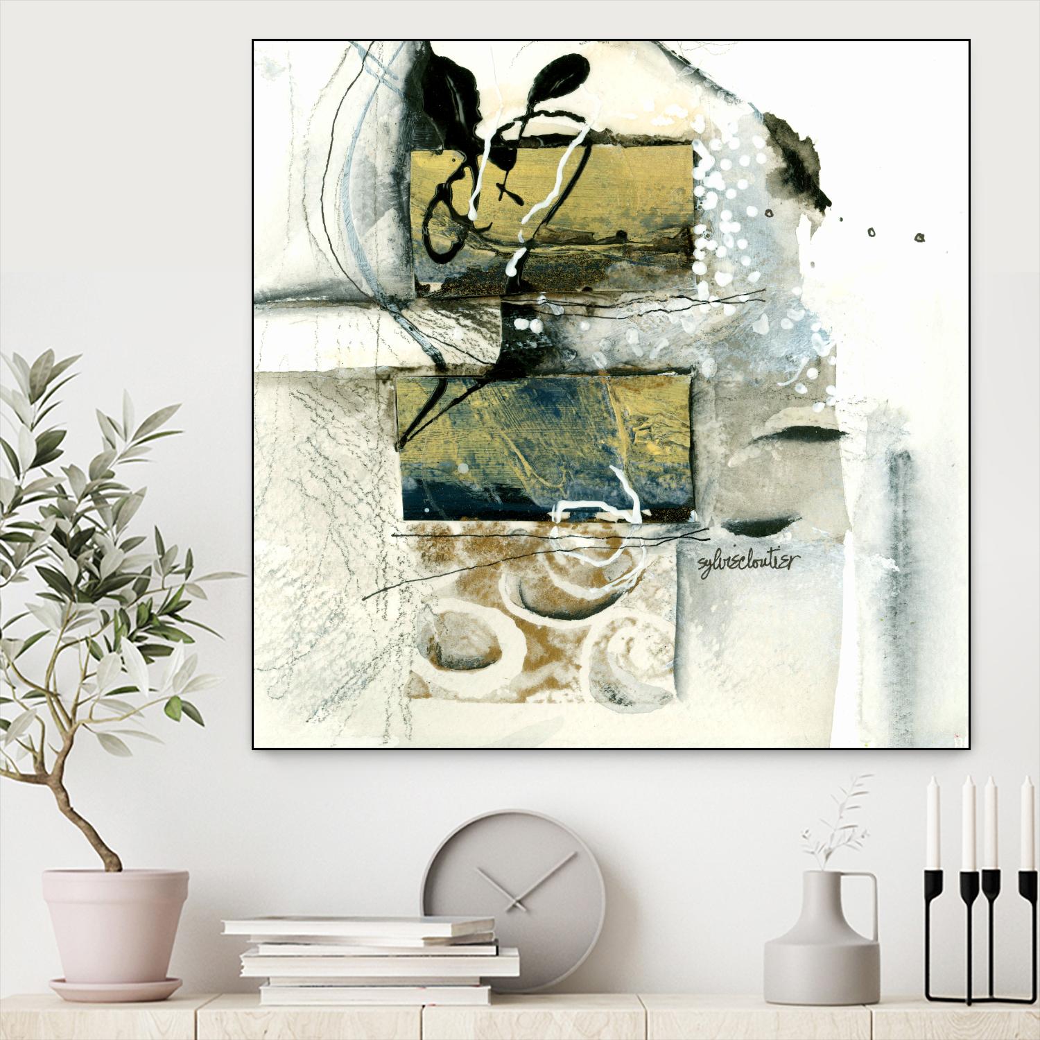 Issue by Sylvie Cloutier on GIANT ART - white abstract quebec artists