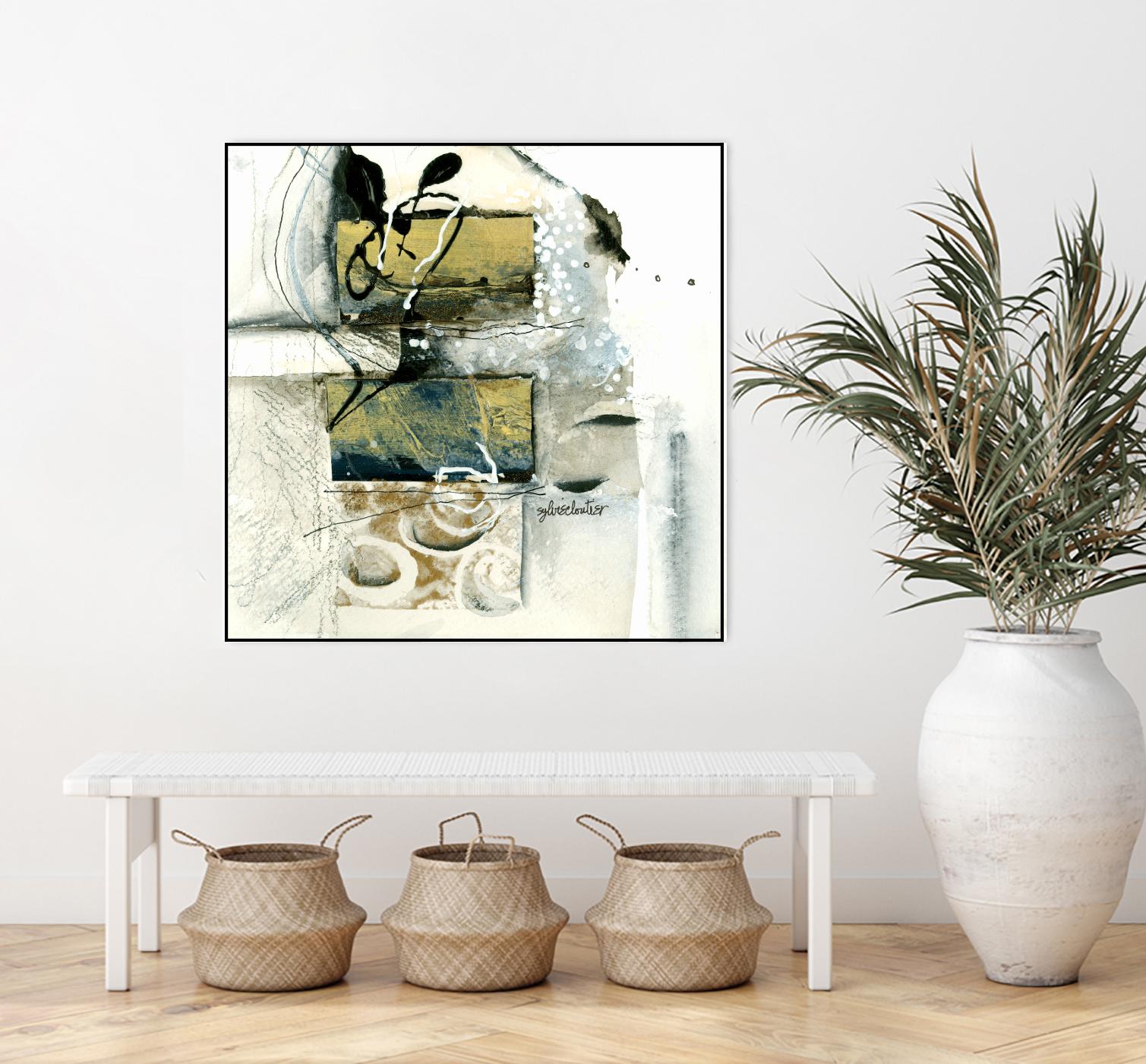 Issue by Sylvie Cloutier on GIANT ART - white abstract quebec artists