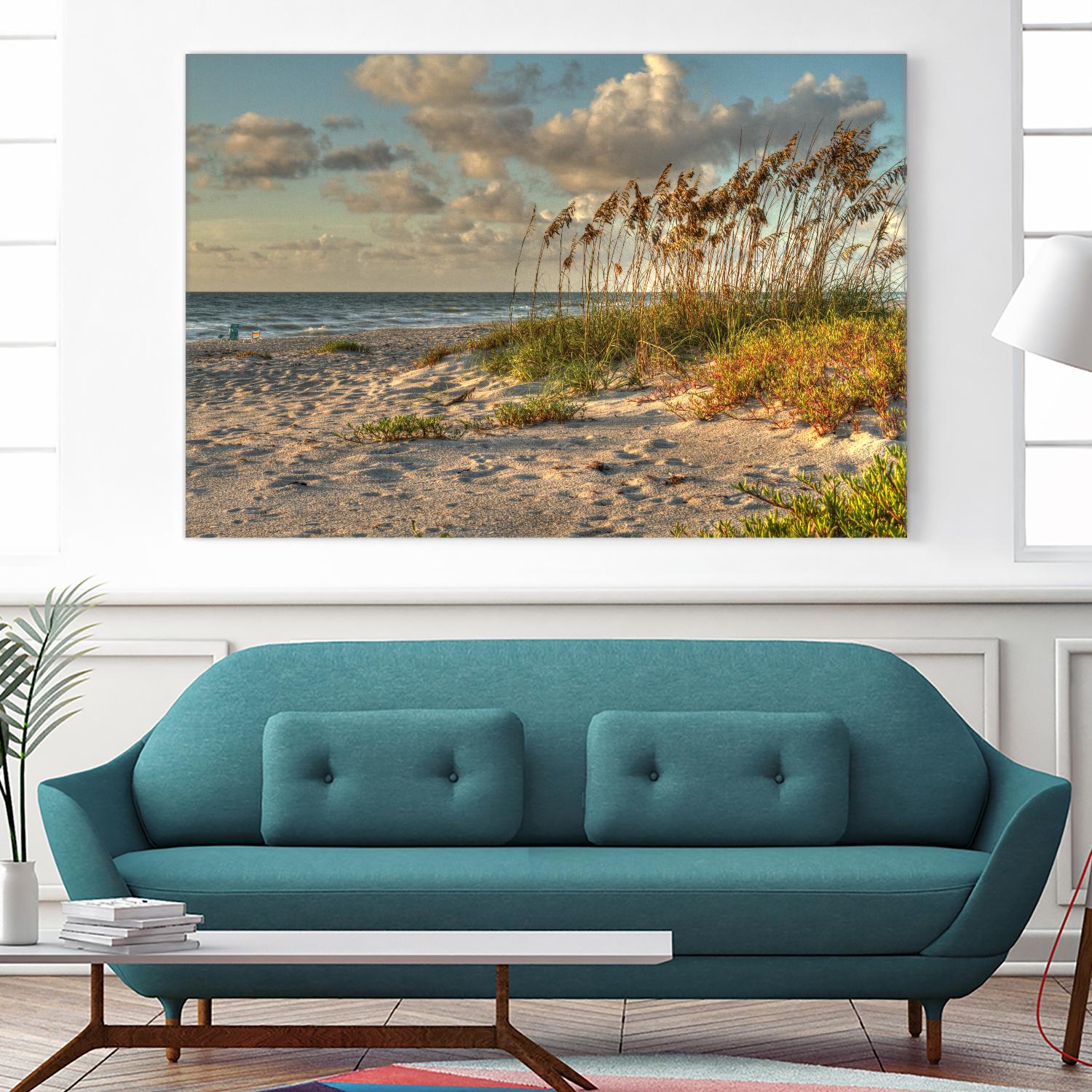 Indialantic 2 by Rene Griffith on GIANT ART - beige costal sand