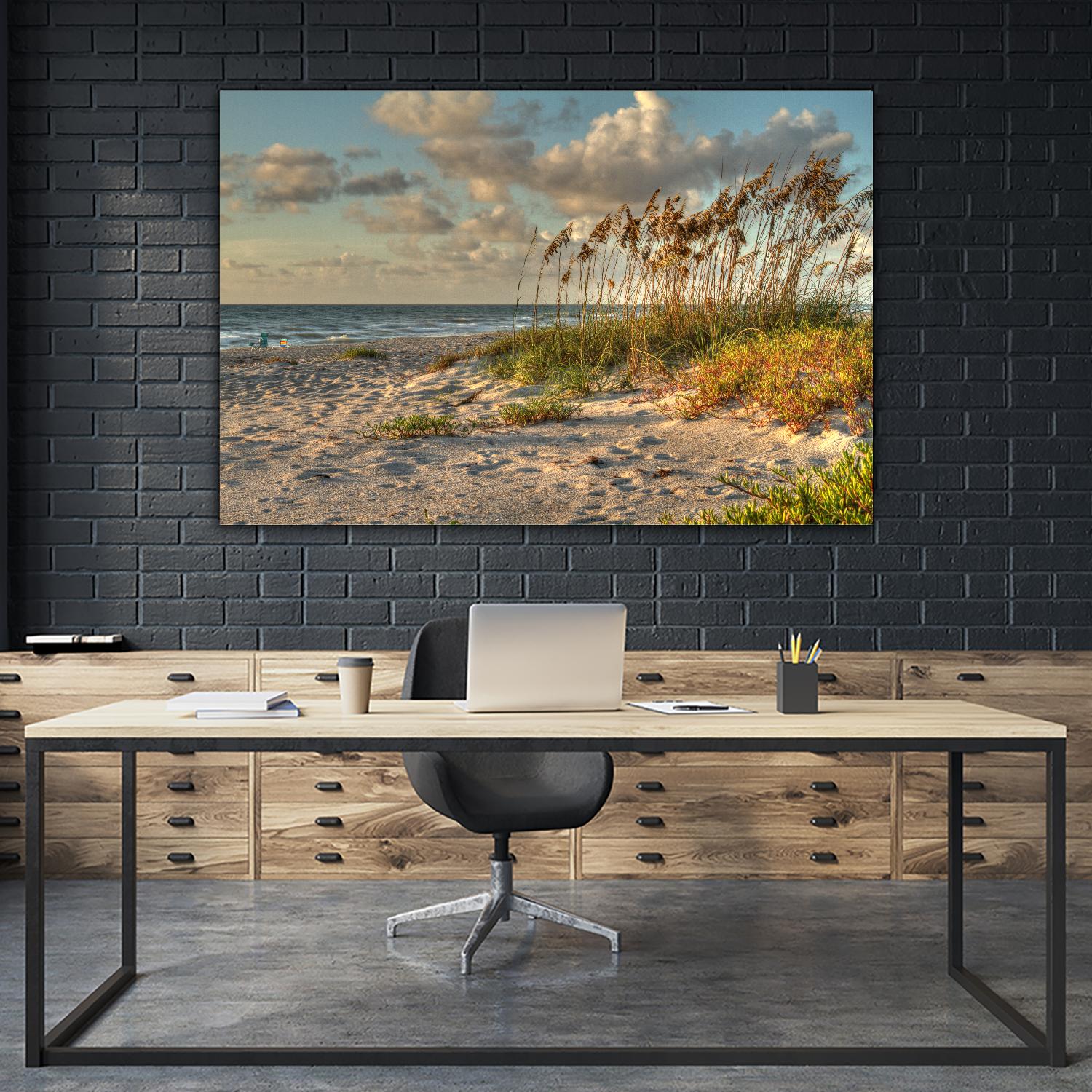 Indialantic 2 by Rene Griffith on GIANT ART - beige costal sand