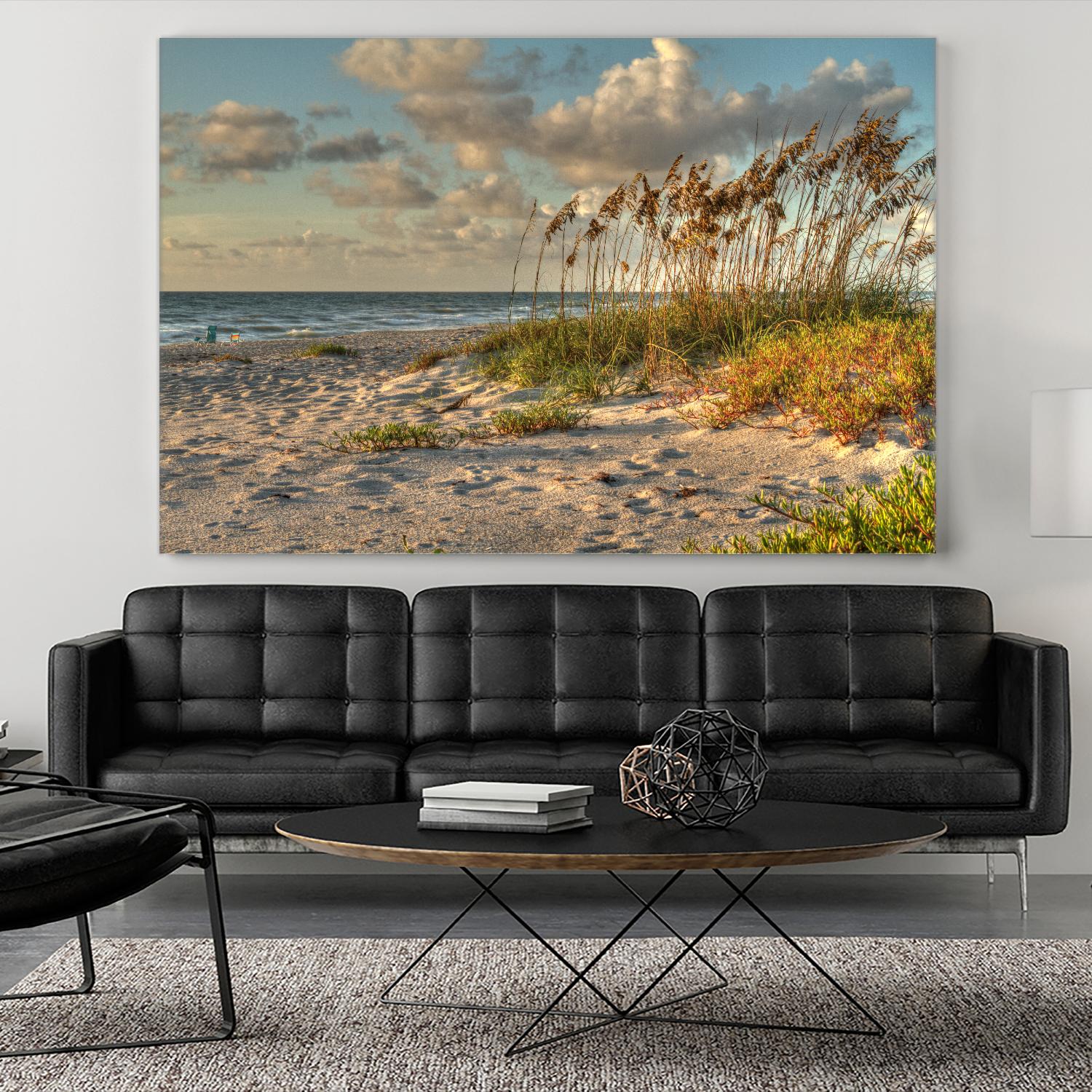 Indialantic 2 by Rene Griffith on GIANT ART - beige costal sand