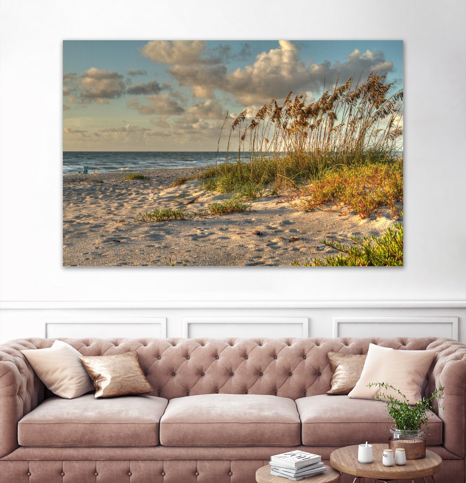 Indialantic 2 by Rene Griffith on GIANT ART - beige costal sand