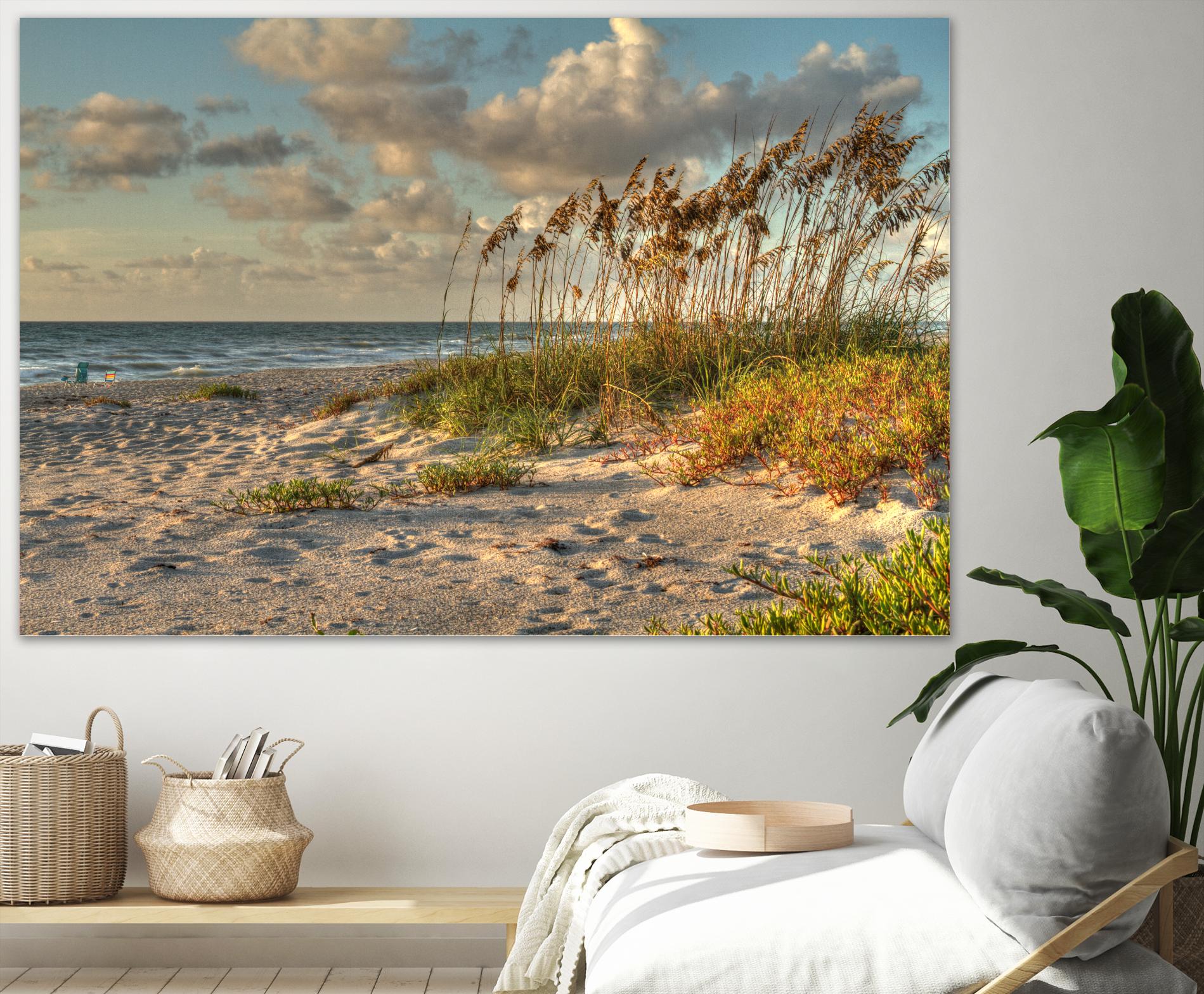 Indialantic 2 by Rene Griffith on GIANT ART - beige costal sand