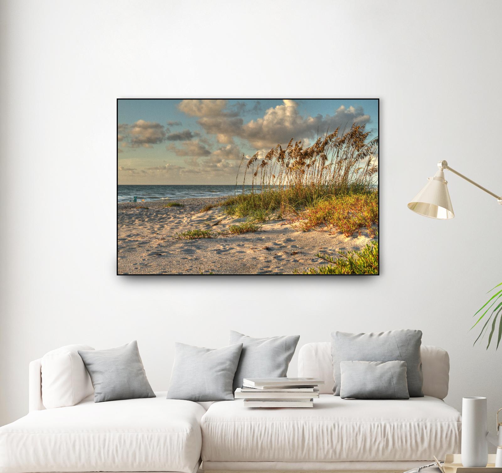 Indialantic 2 by Rene Griffith on GIANT ART - beige costal sand