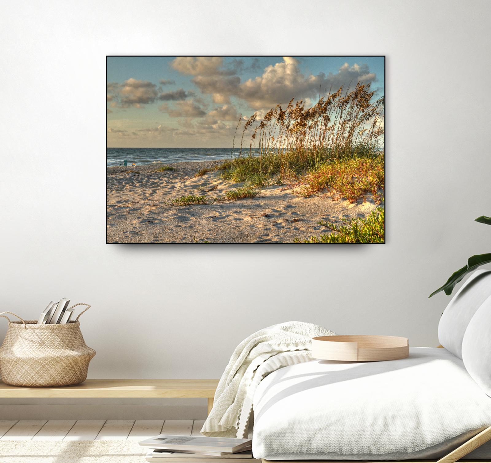 Indialantic 2 by Rene Griffith on GIANT ART - beige costal sand