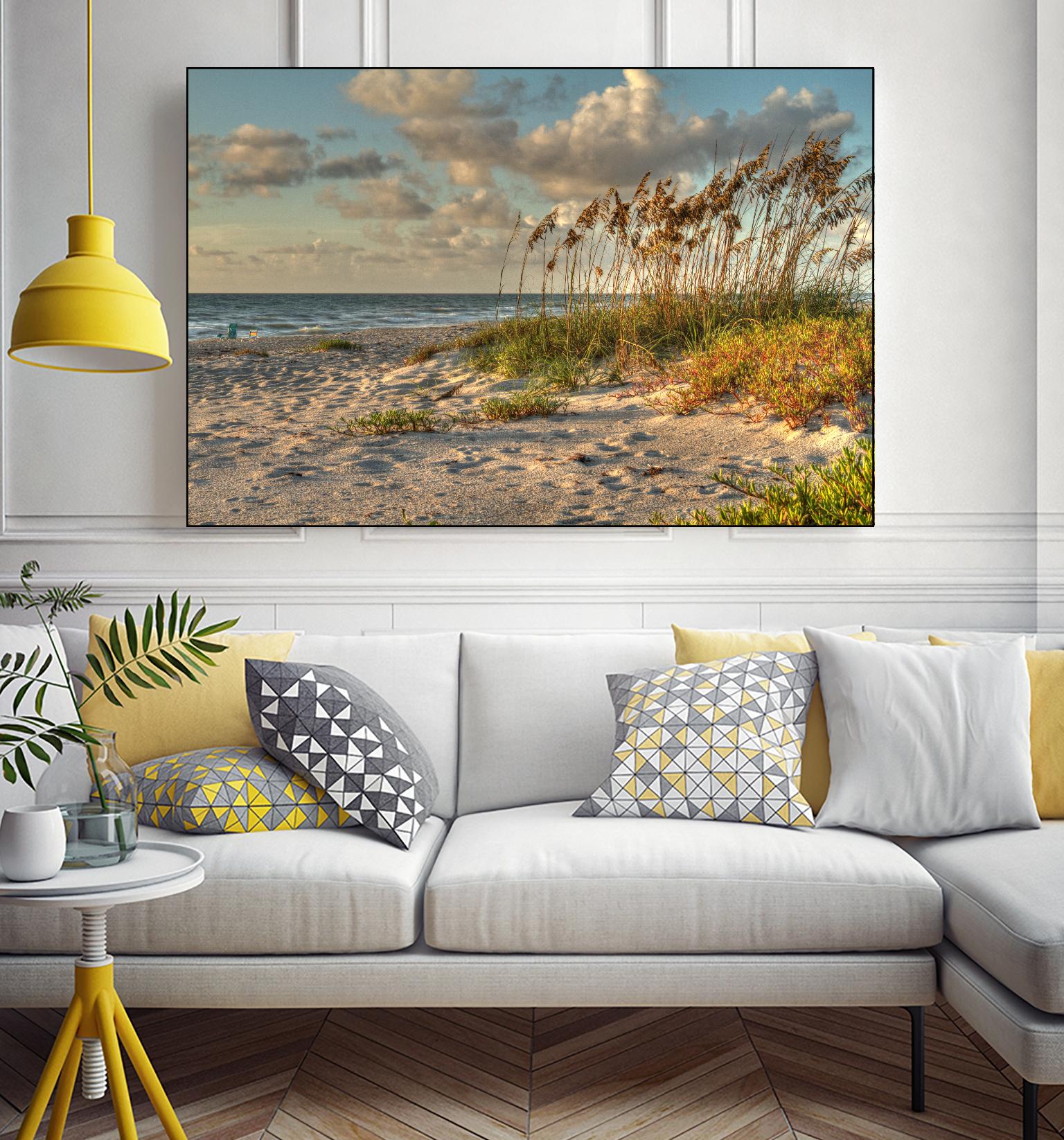 Indialantic 2 by Rene Griffith on GIANT ART - beige costal sand