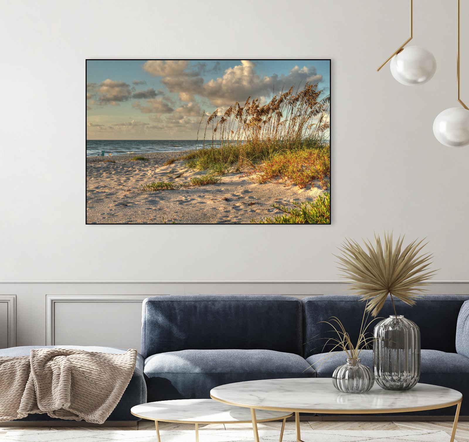 Indialantic 2 by Rene Griffith on GIANT ART - beige costal sand